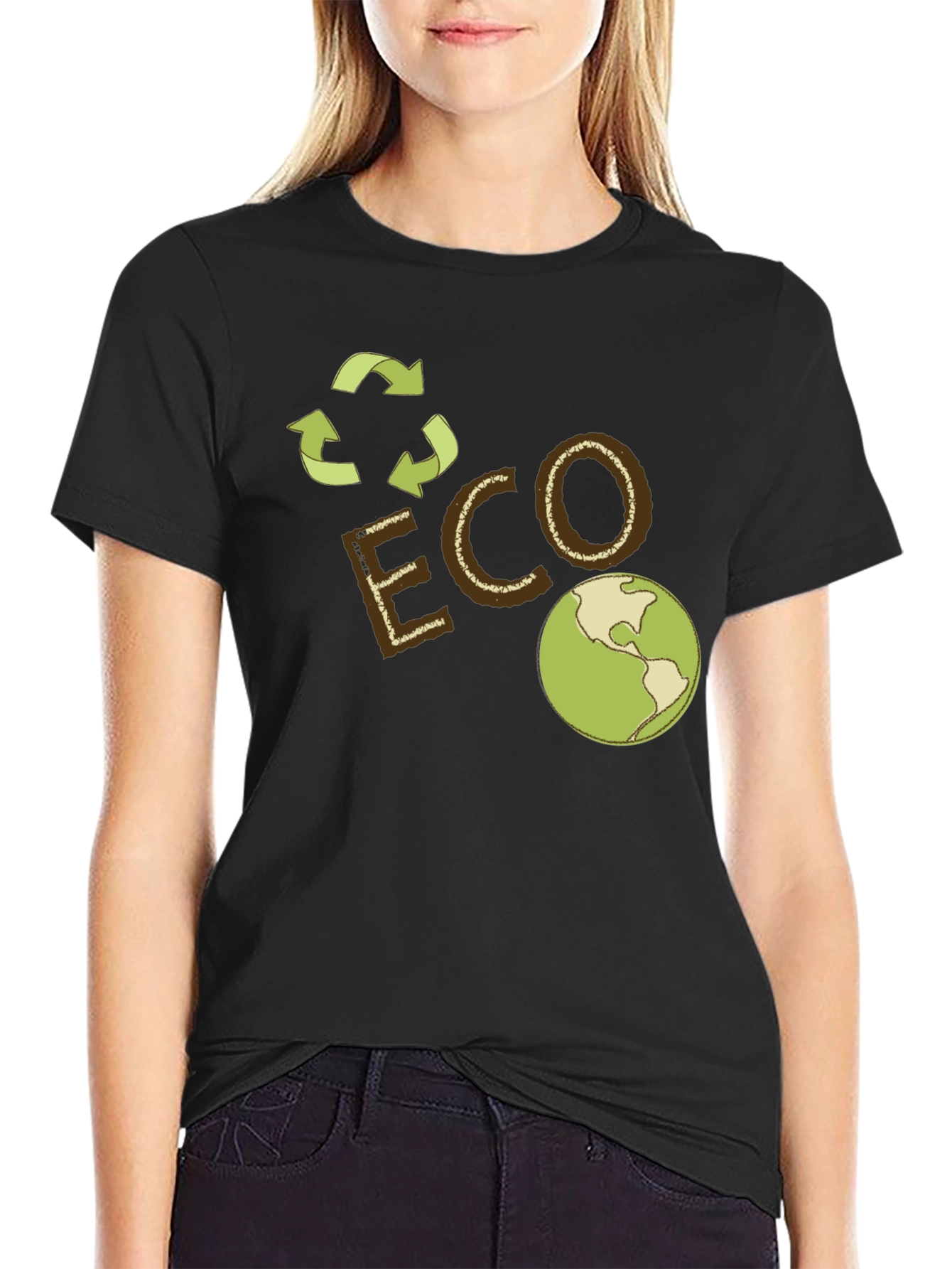Eco-Friendly Earth Graphic Tee