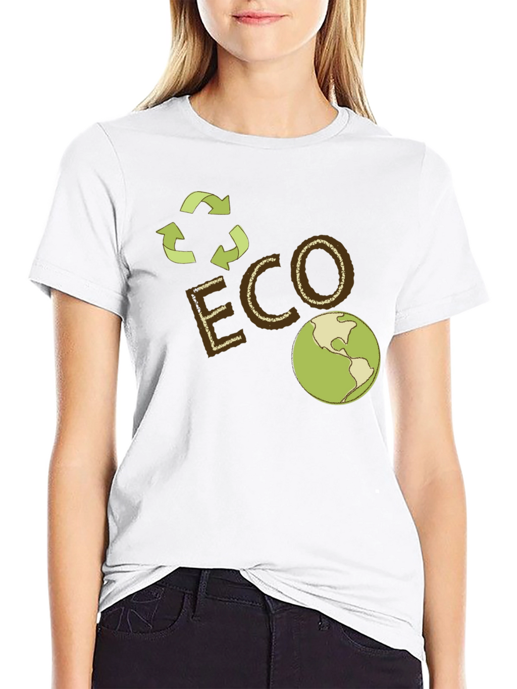 Eco-Friendly Earth Graphic Tee