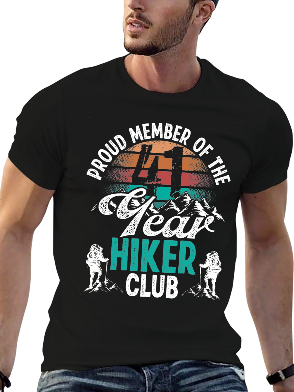 Proud 41 Year Hiker Club T-Shirt
