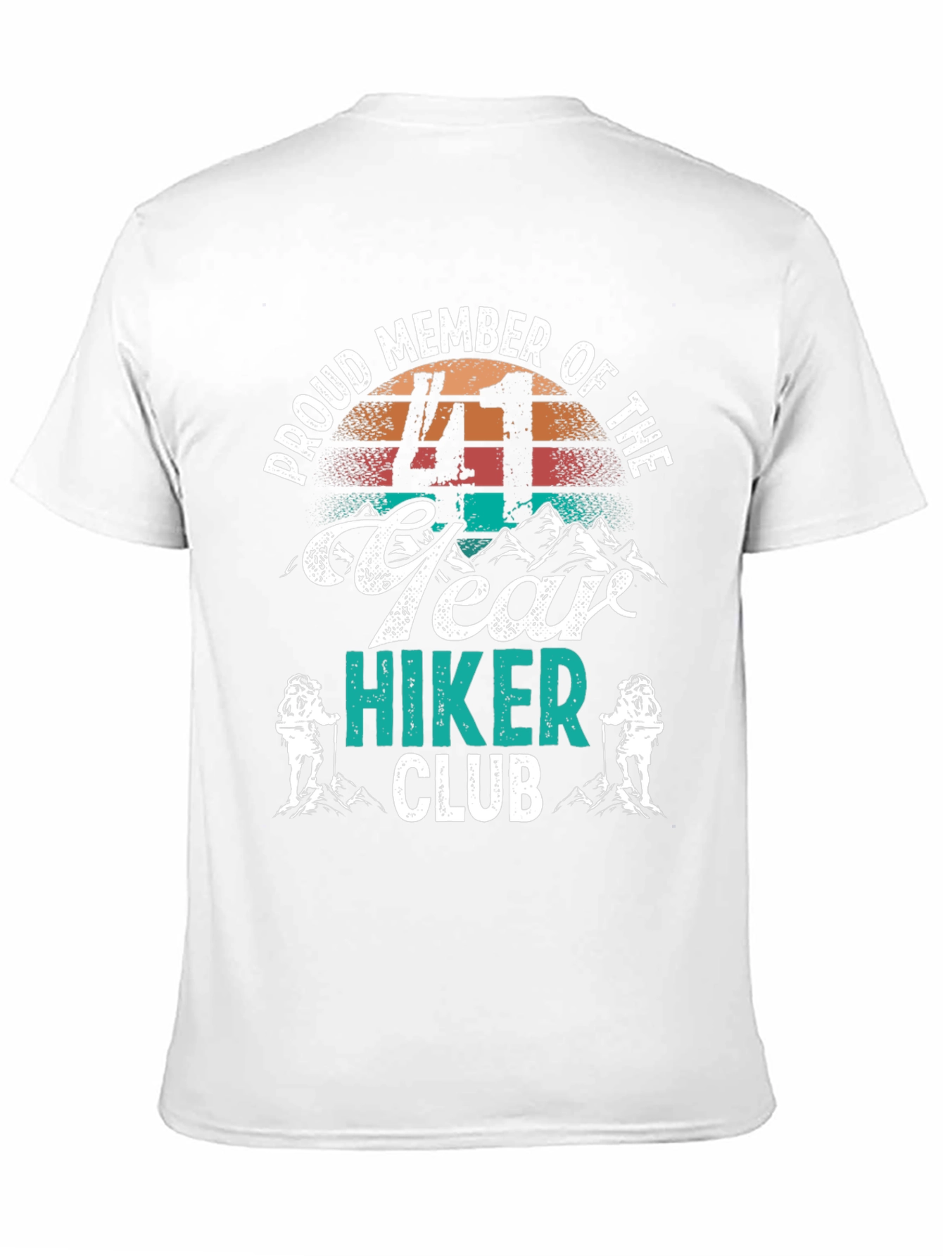 Proud 41 Year Hiker Club T-Shirt