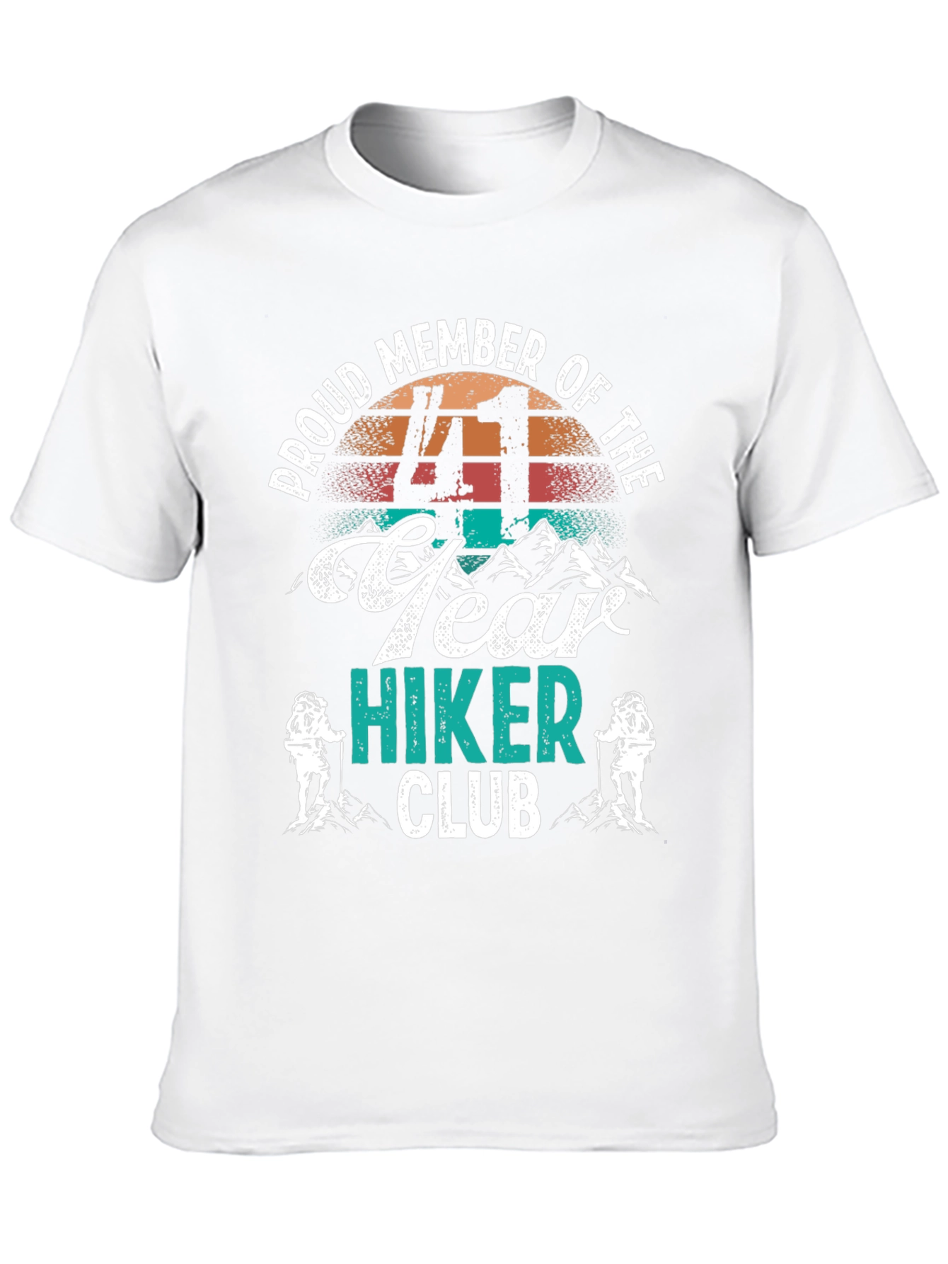 Proud 41 Year Hiker Club T-Shirt