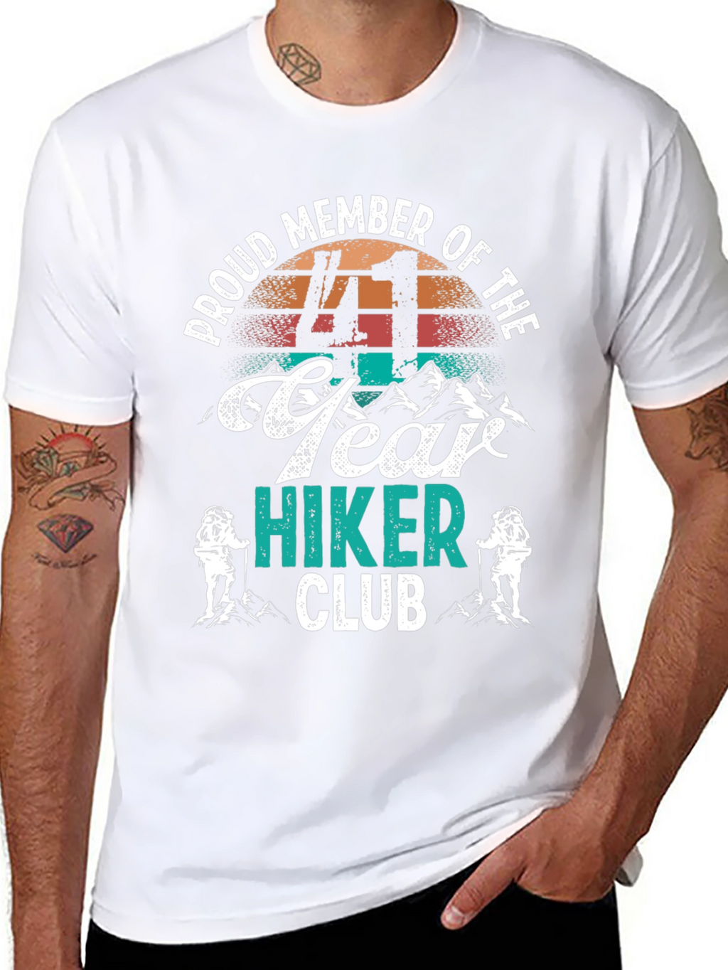 Proud 41 Year Hiker Club T-Shirt
