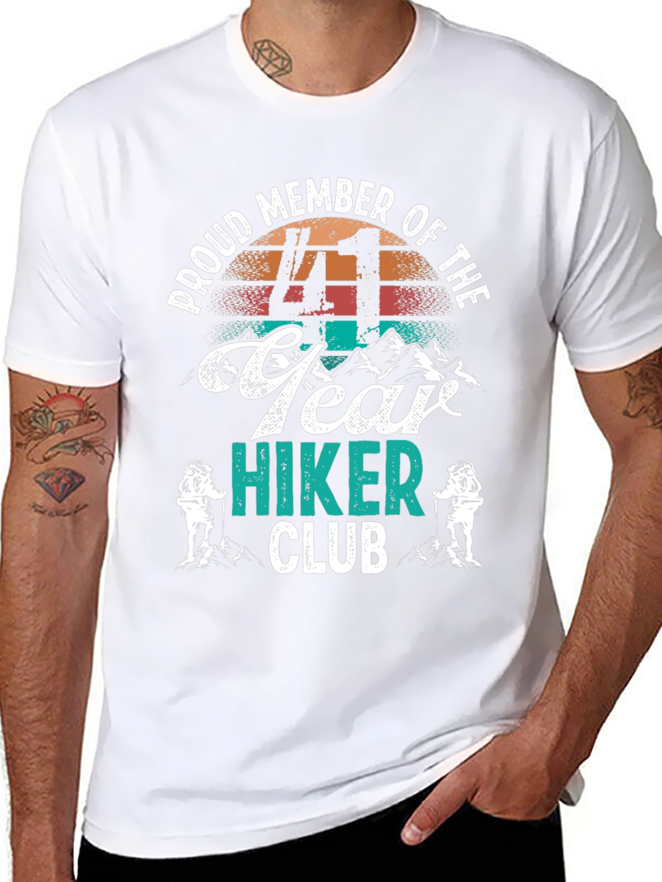 Proud 41 Year Hiker Club T-Shirt