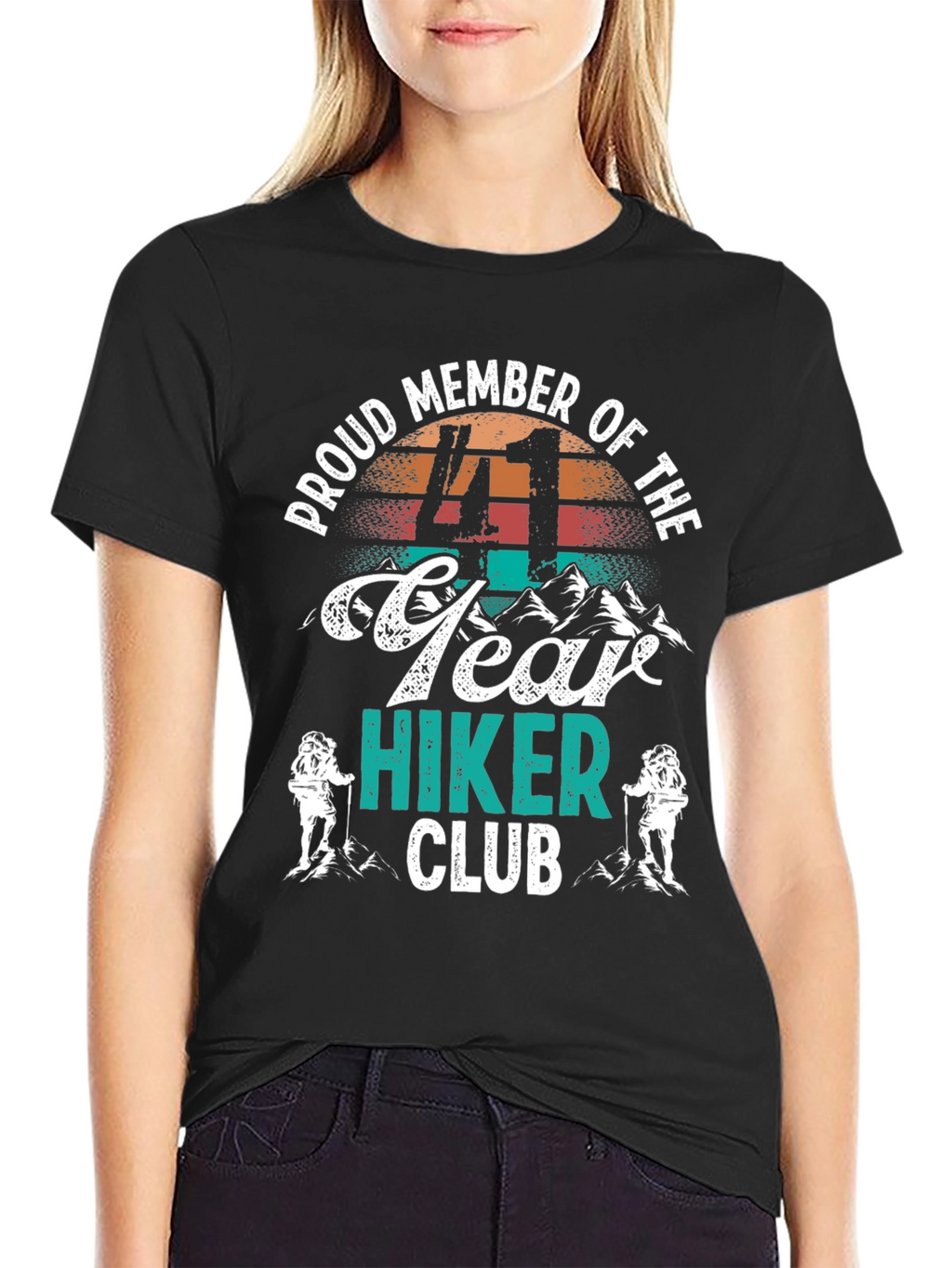 Proud 41 Year Hiker Club T-Shirt