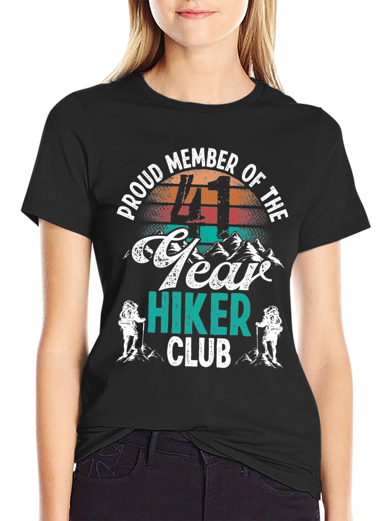Proud 41 Year Hiker Club T-Shirt