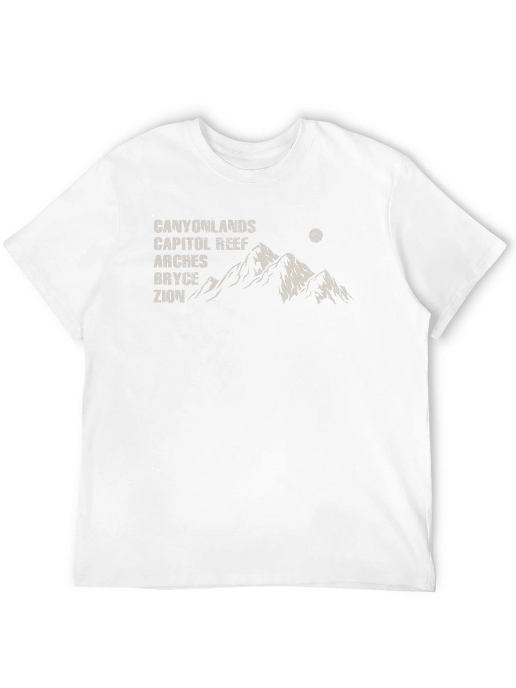 Utah National Parks Graphic Tee - Canyonlands Arches Zion
