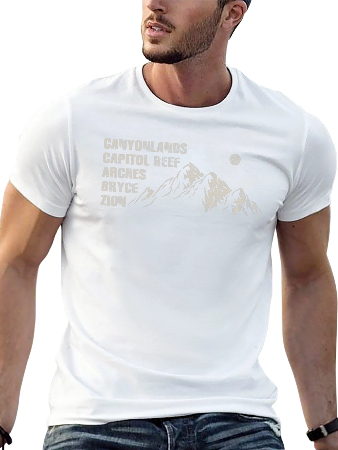 Utah National Parks Graphic Tee - Canyonlands Arches Zion
