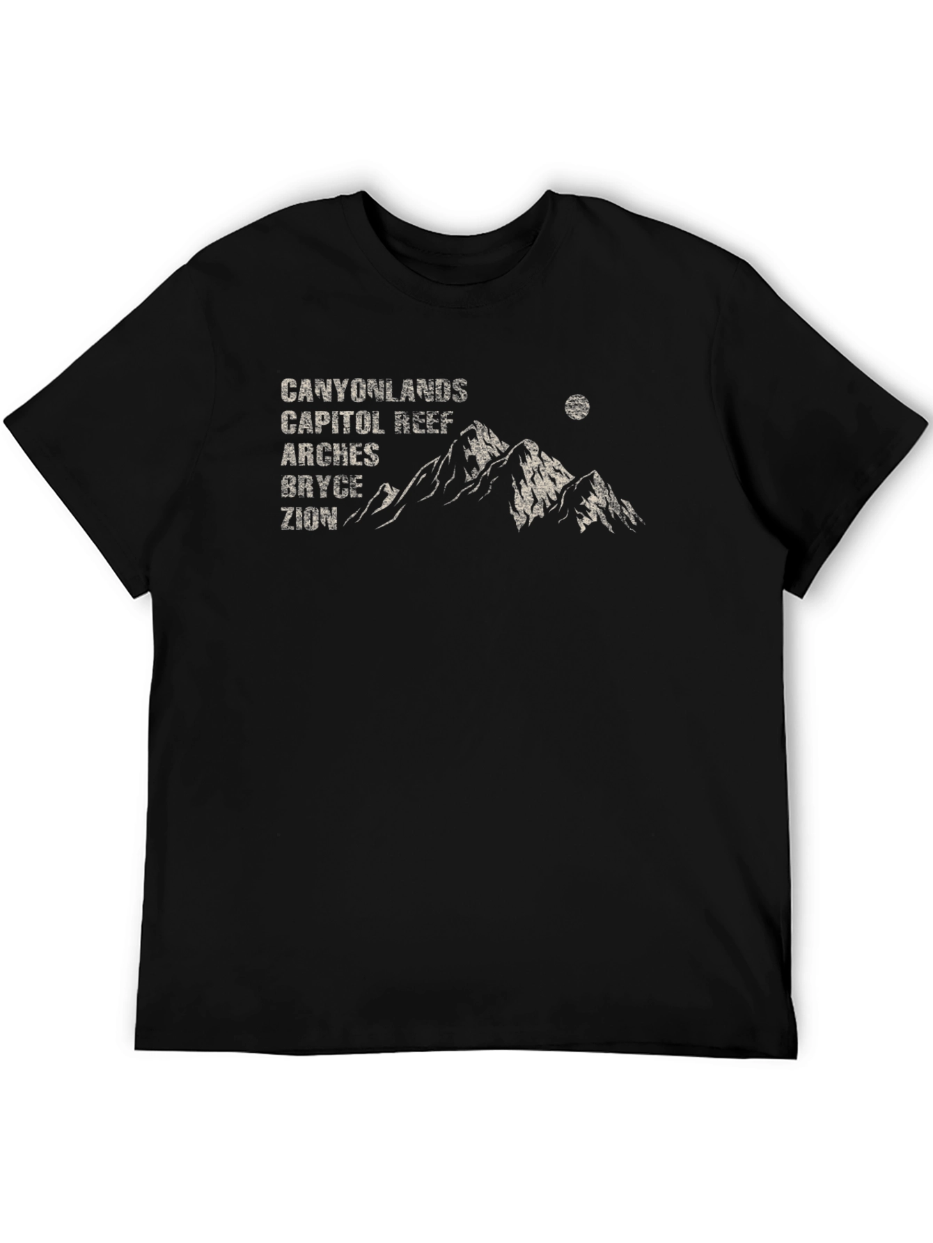 Utah National Parks Graphic Tee - Canyonlands Arches Zion