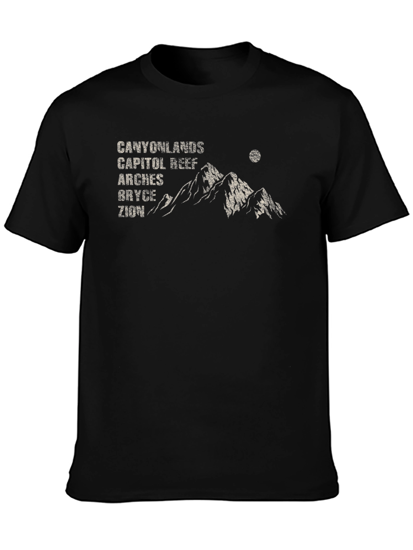 Utah National Parks Graphic Tee - Canyonlands Arches Zion