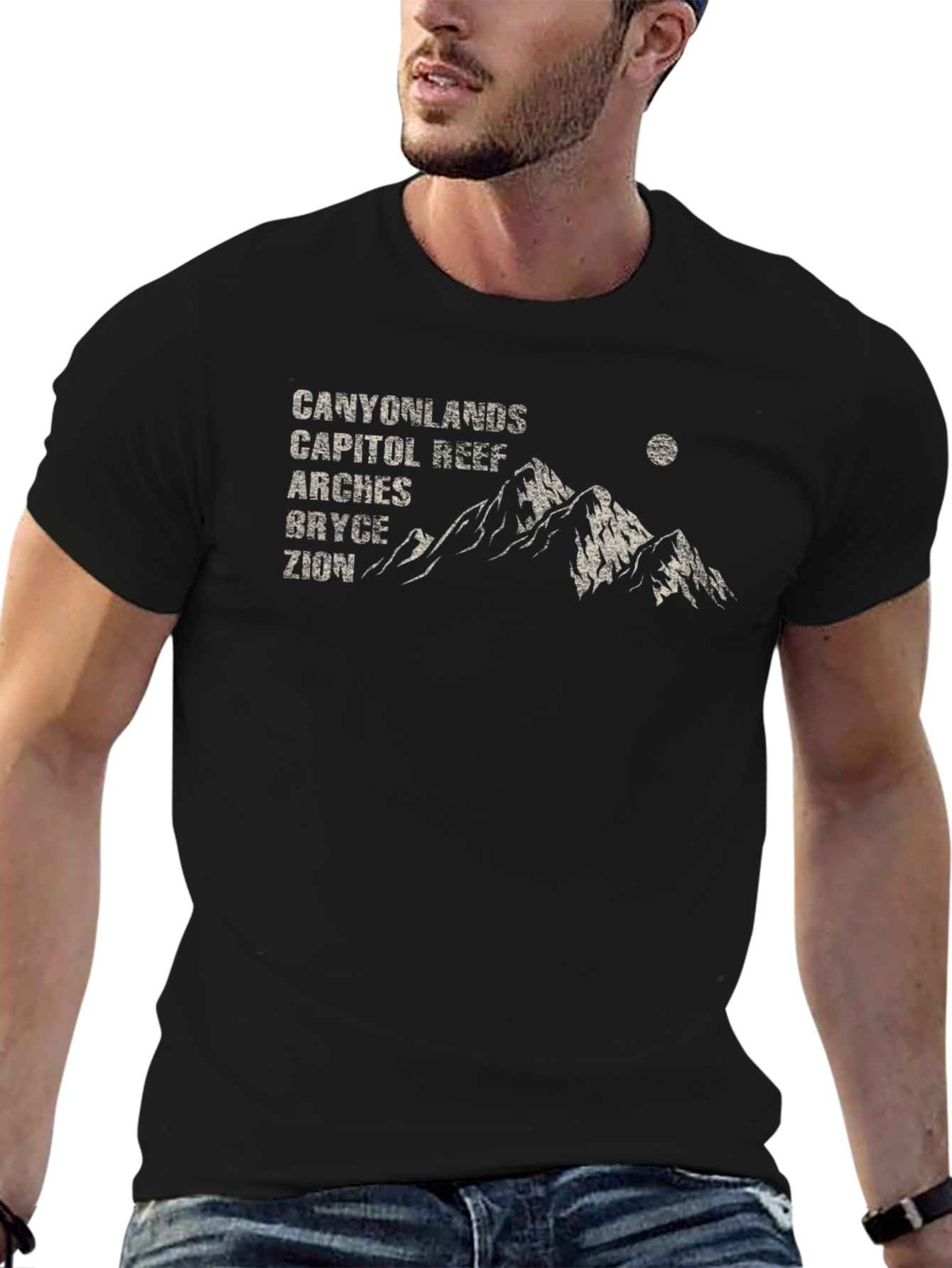 Utah National Parks Graphic Tee - Canyonlands Arches Zion
