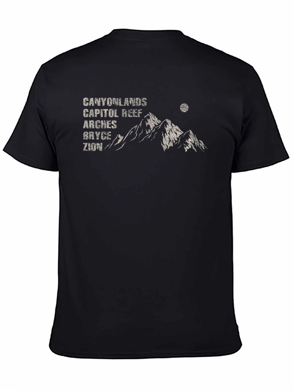 Utah National Parks Graphic Tee - Canyonlands Arches Zion