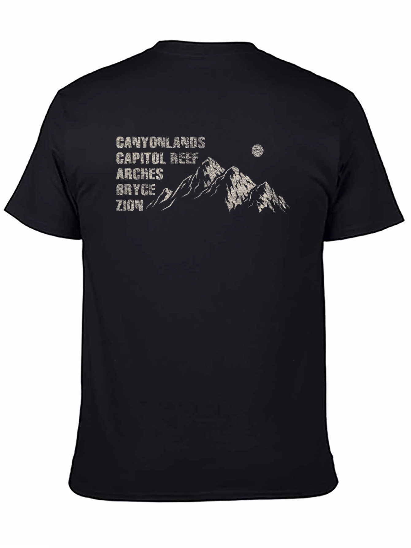 Utah National Parks Graphic Tee - Canyonlands Arches Zion