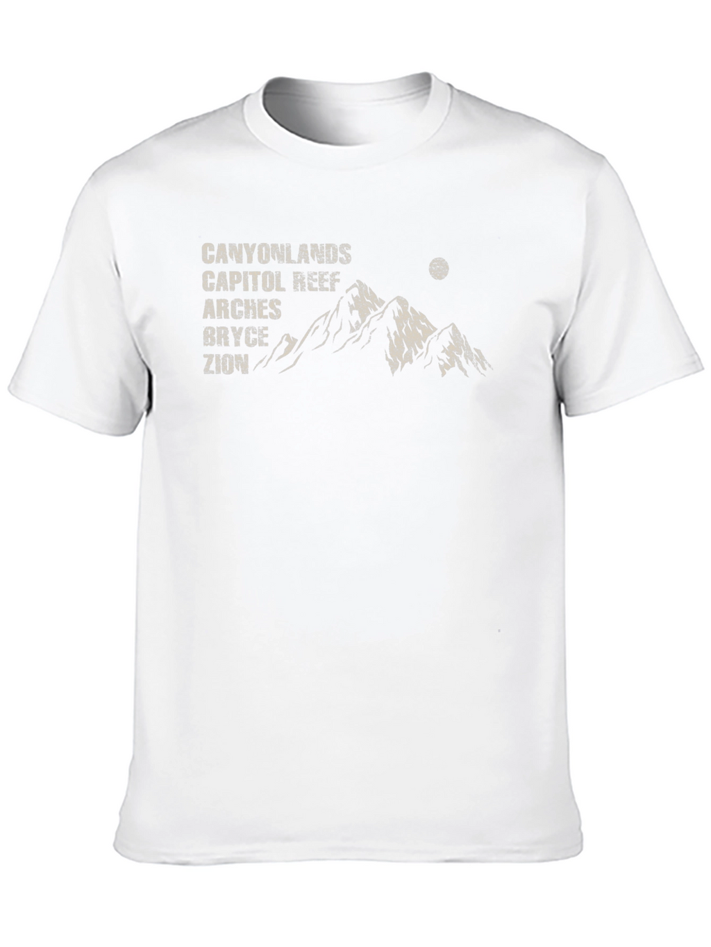 Utah National Parks Graphic Tee - Canyonlands Arches Zion