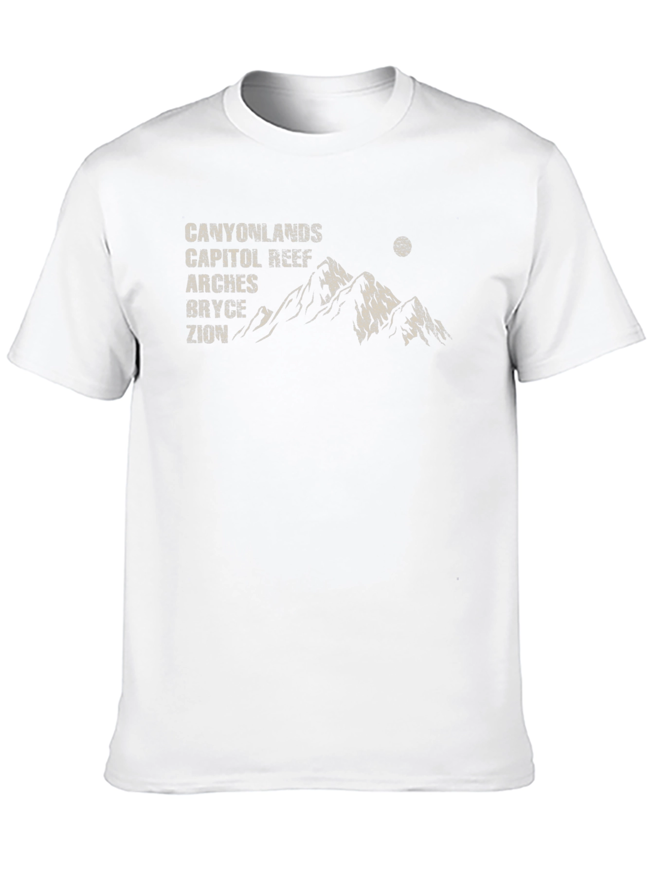 Utah National Parks Graphic Tee - Canyonlands Arches Zion
