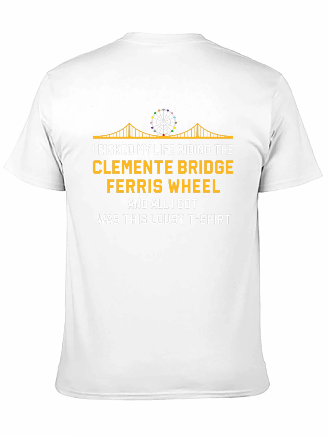 Funny Clemente Bridge Ferris Wheel T-Shirt