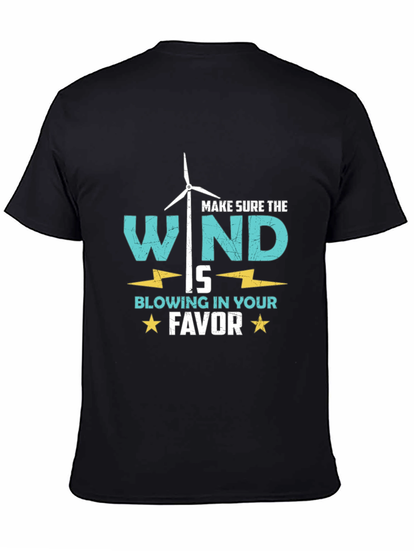 Wind Turbine T-Shirt: Blow in Your Favor