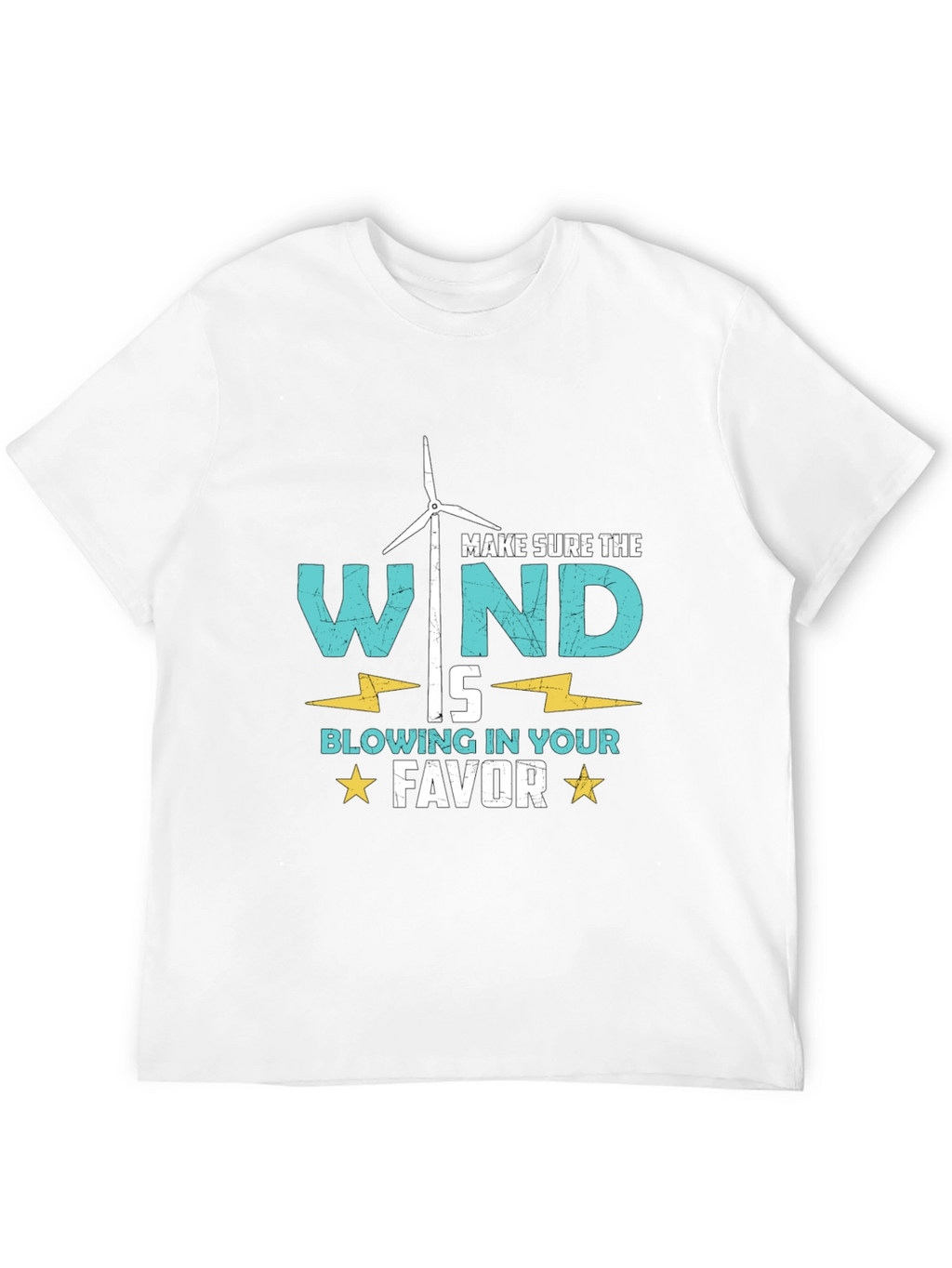 Wind Turbine T-Shirt: Blow in Your Favor