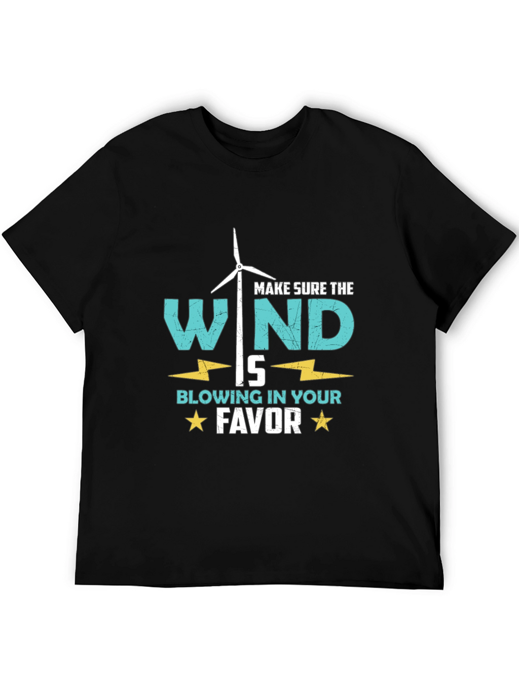 Wind Turbine T-Shirt: Blow in Your Favor