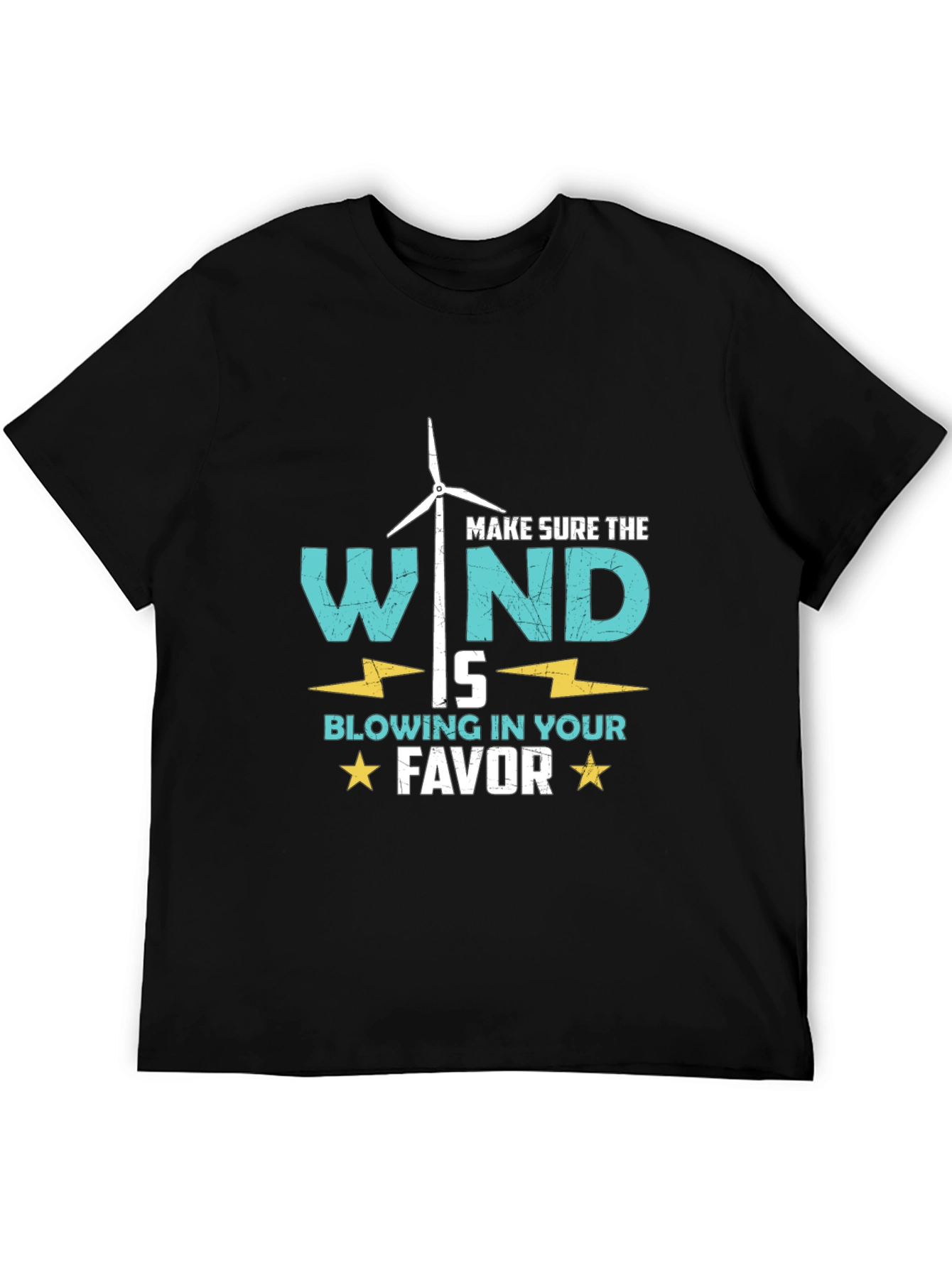 Wind Turbine T-Shirt: Blow in Your Favor
