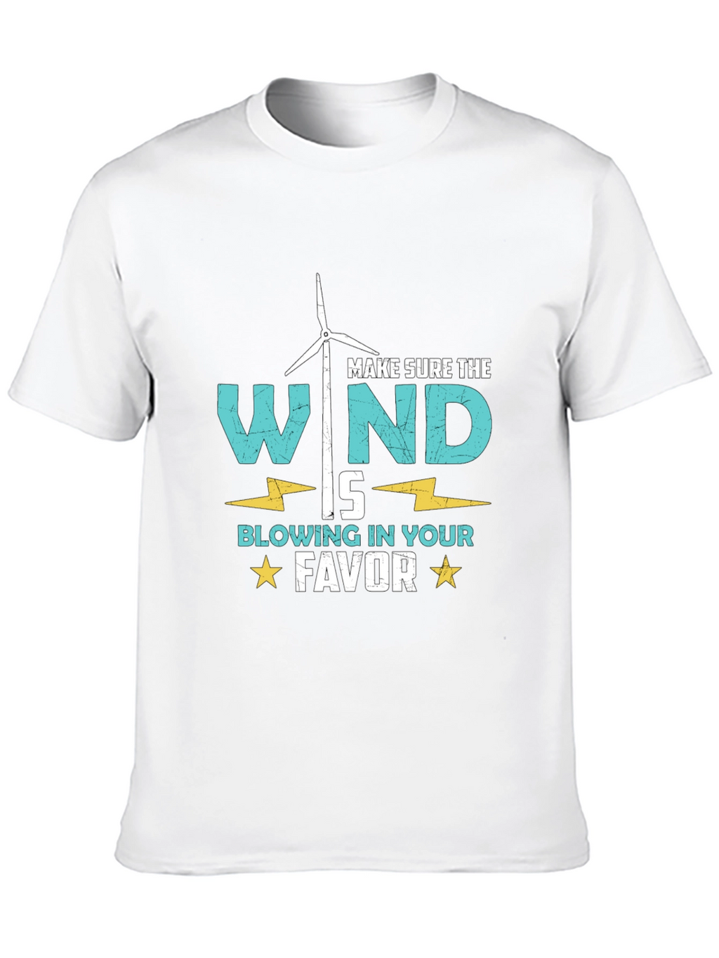 Wind Turbine T-Shirt: Blow in Your Favor