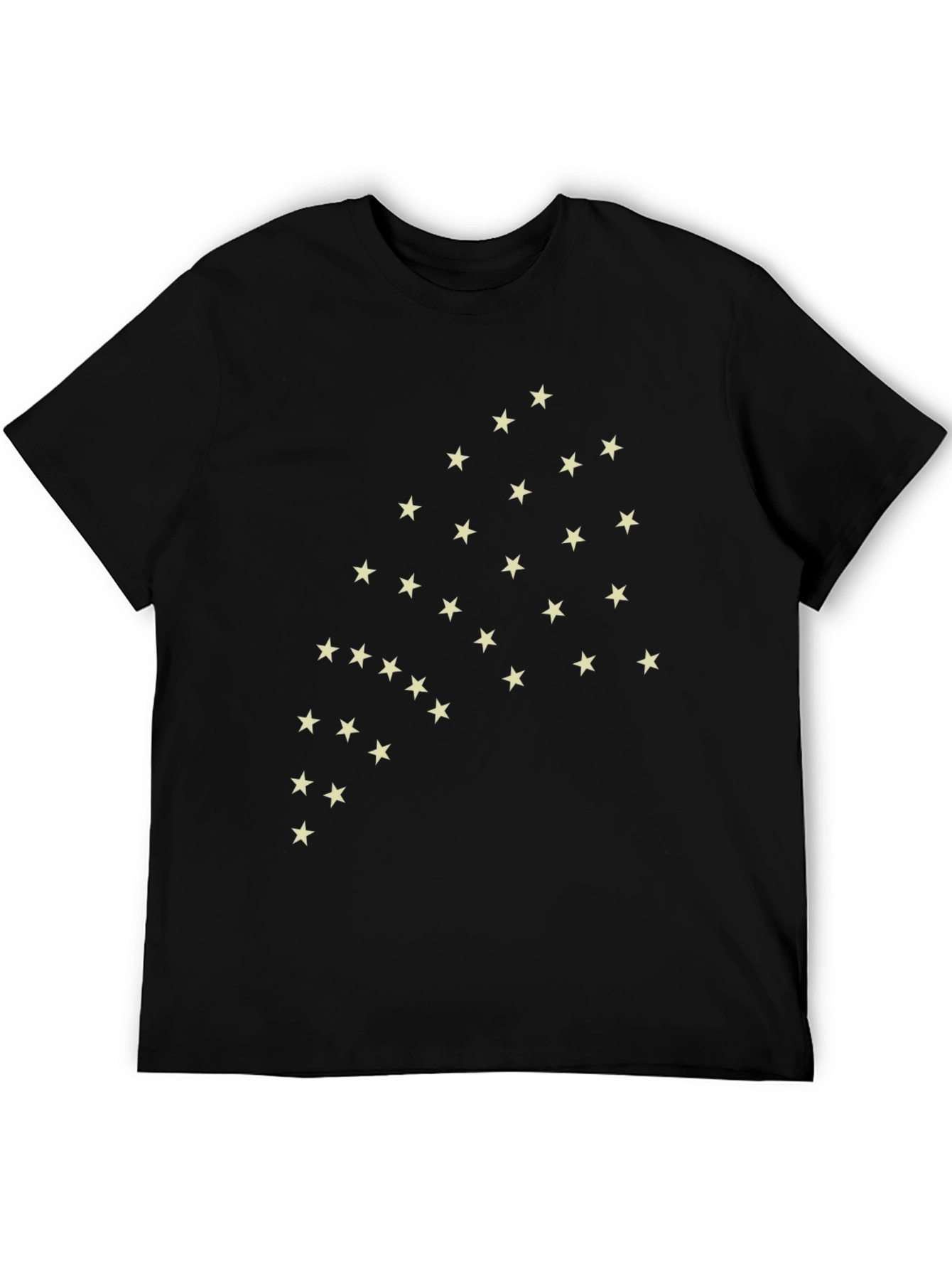 Star Constellation Graphic Tee - Black