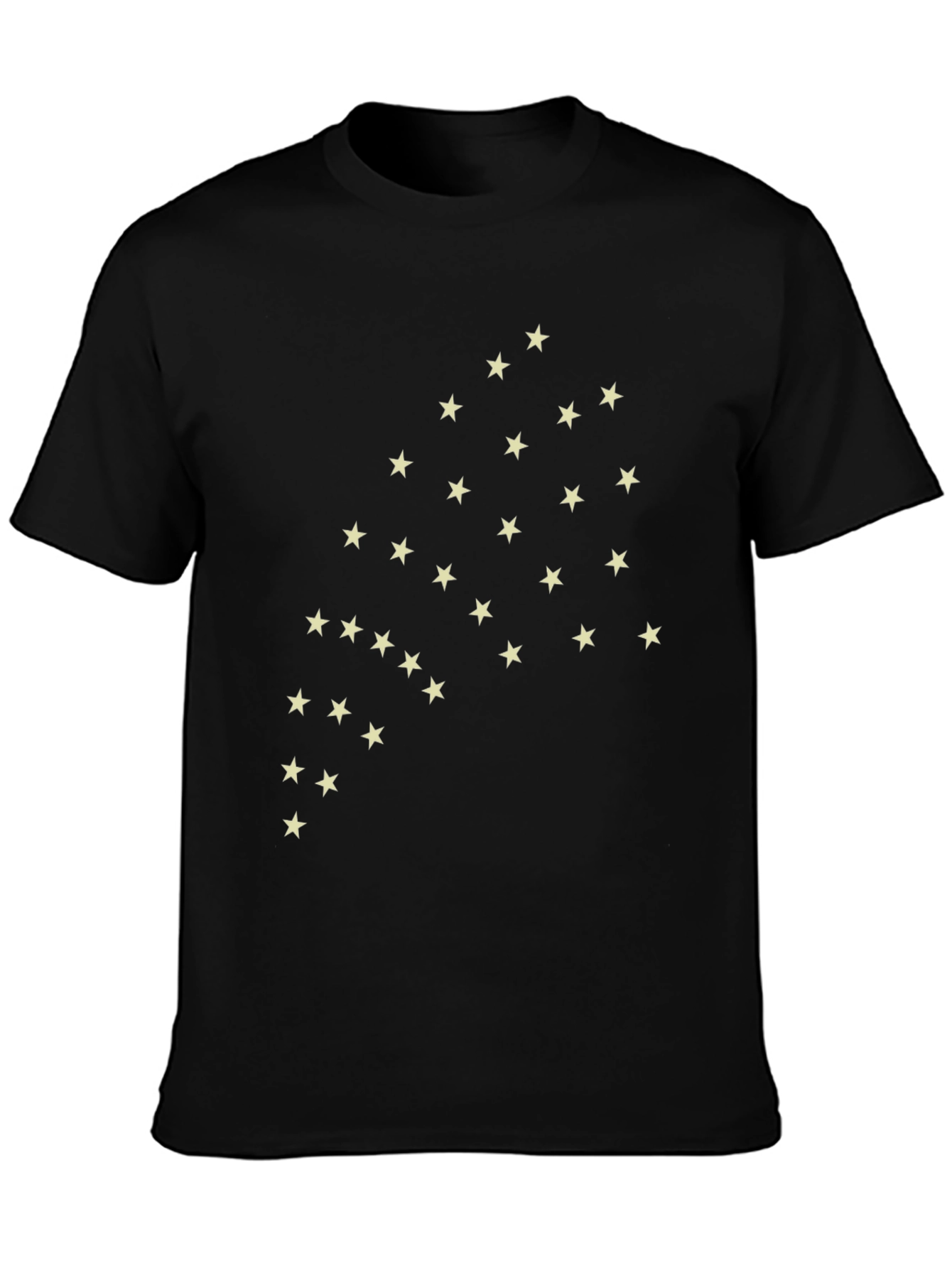 Star Constellation Graphic Tee - Black