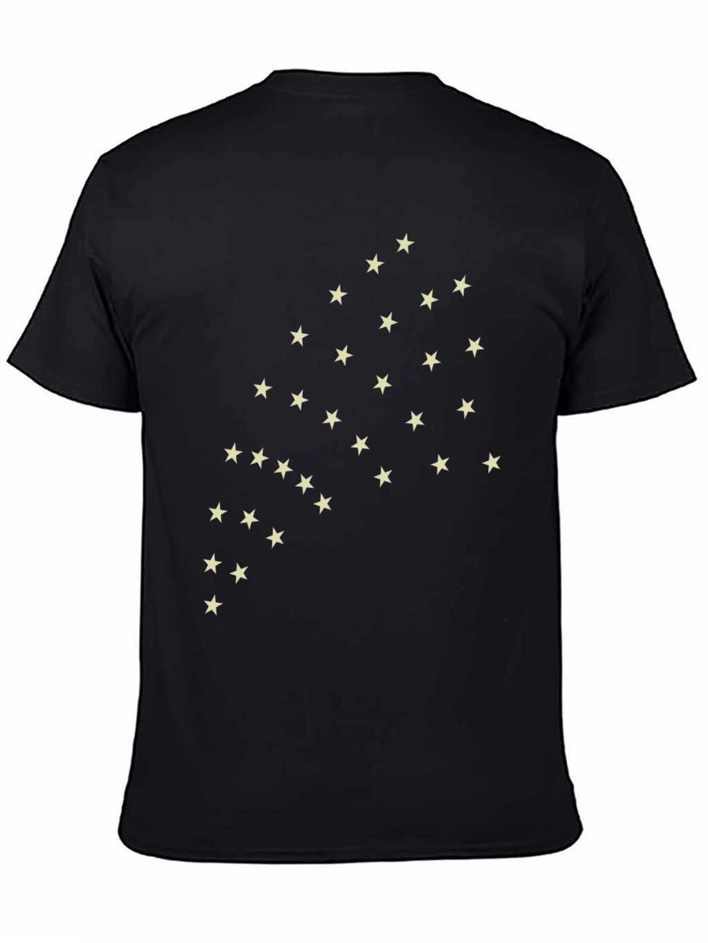 Star Constellation Graphic Tee - Black