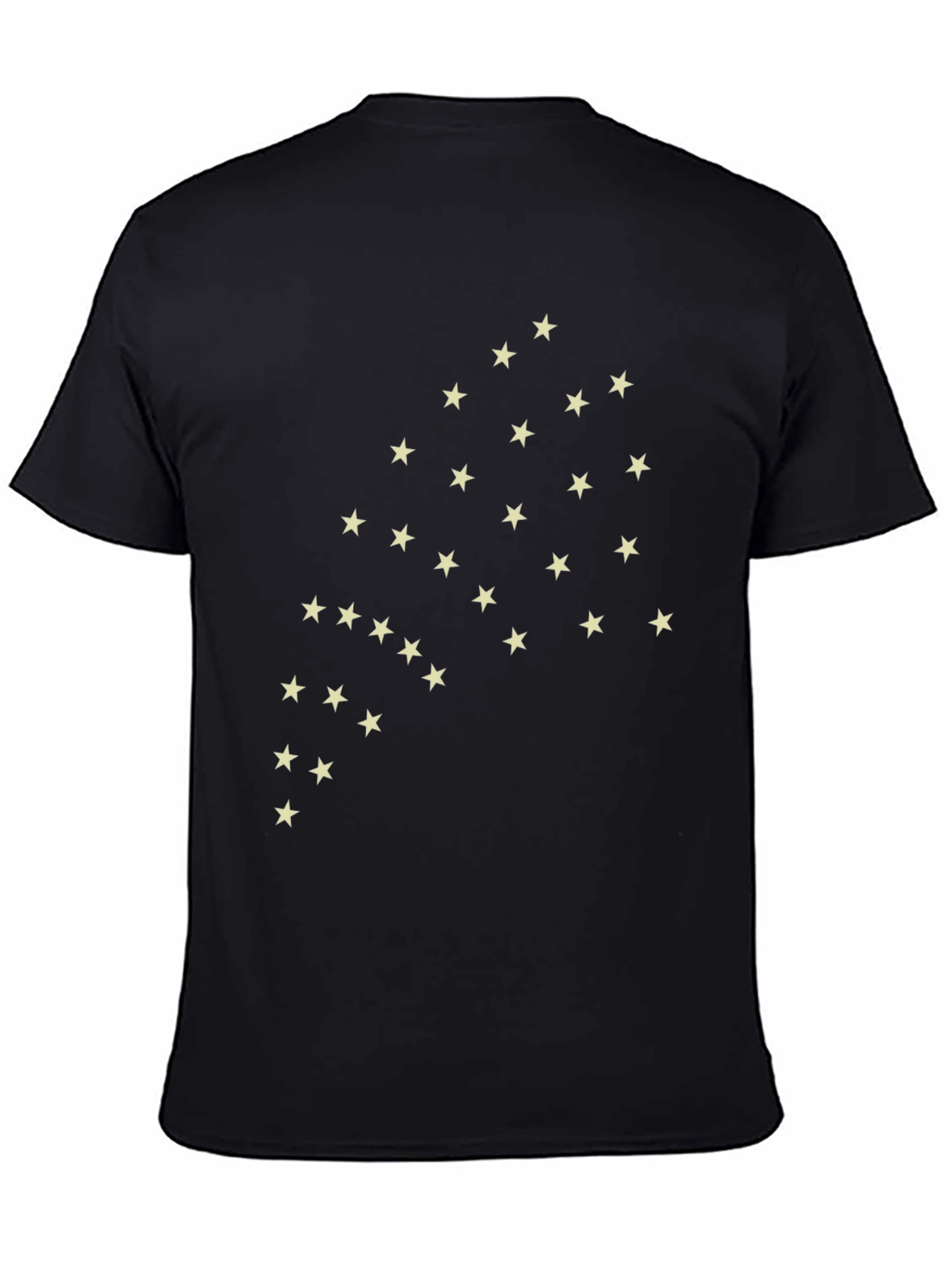 Star Constellation Graphic Tee - Black