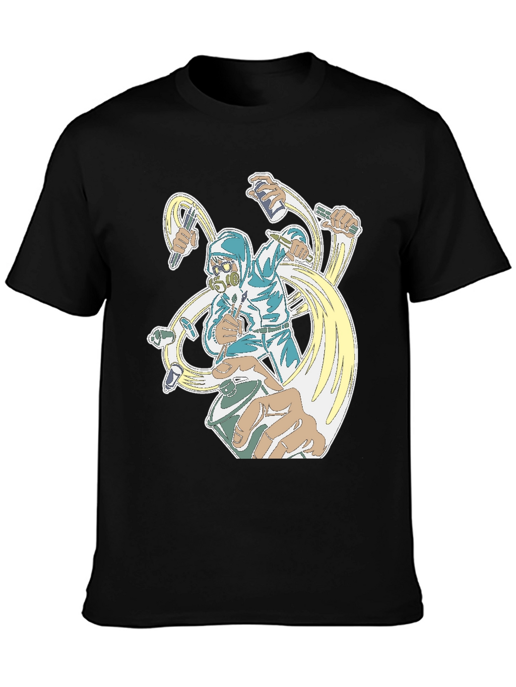 Graffiti Artist Black T-Shirt
