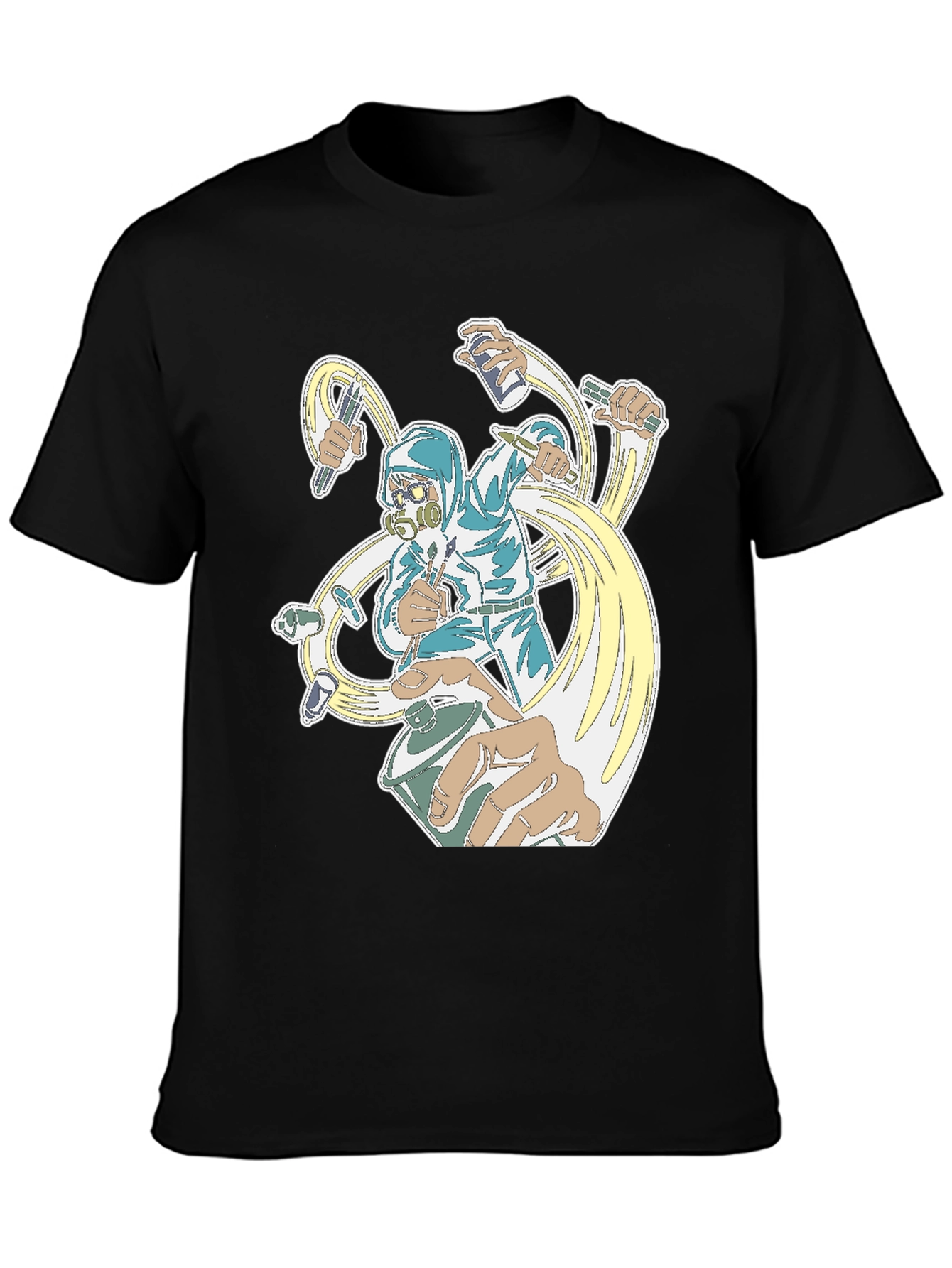 Graffiti Artist Black T-Shirt