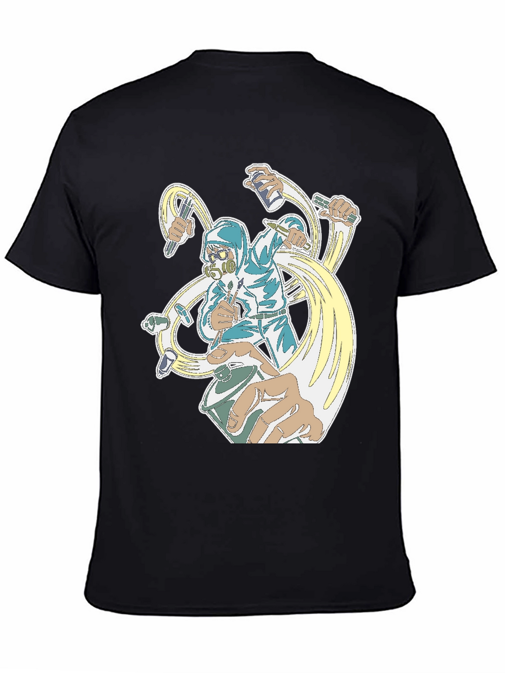 Graffiti Artist Black T-Shirt