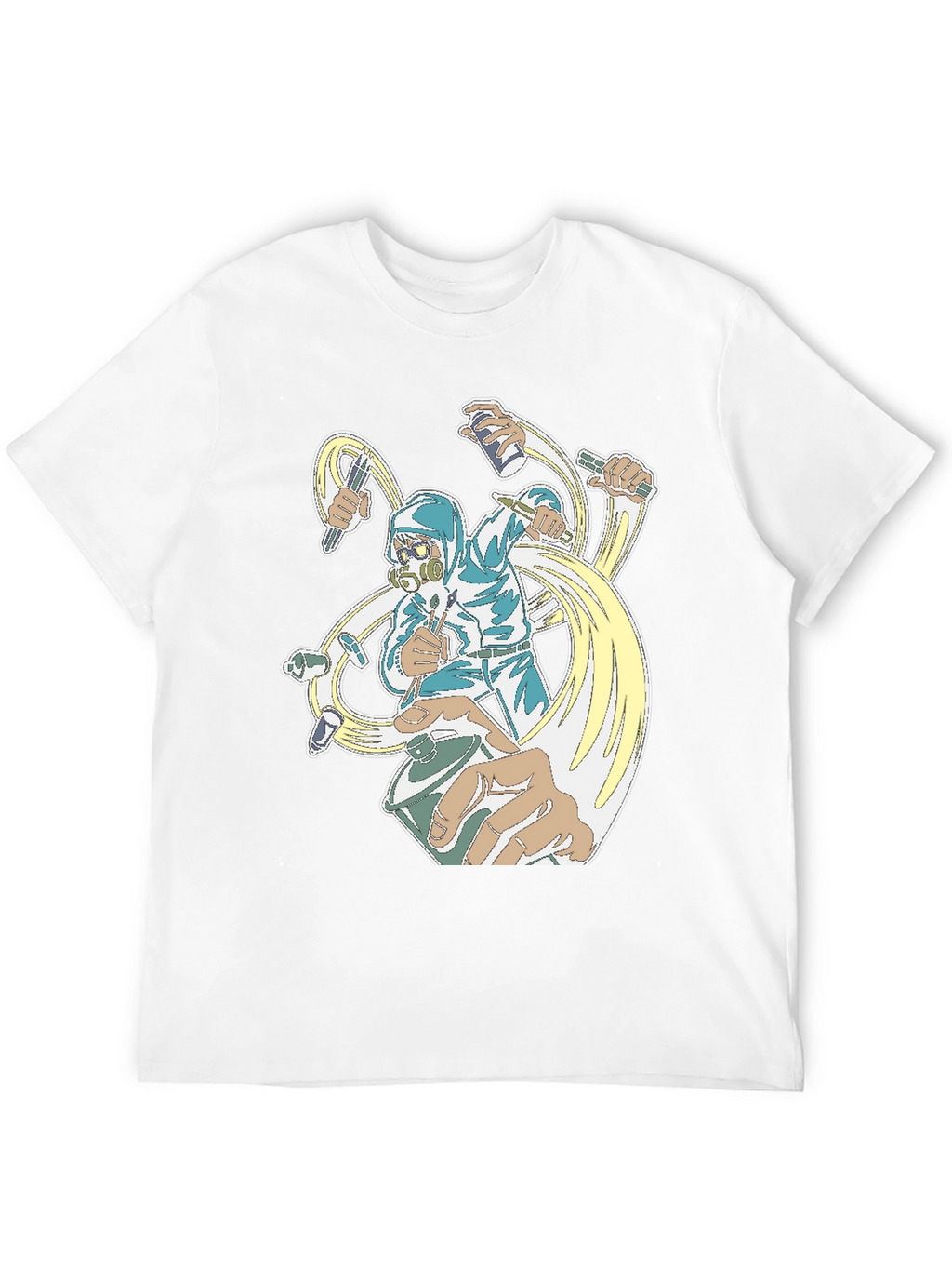 Graffiti Artist Black T-Shirt