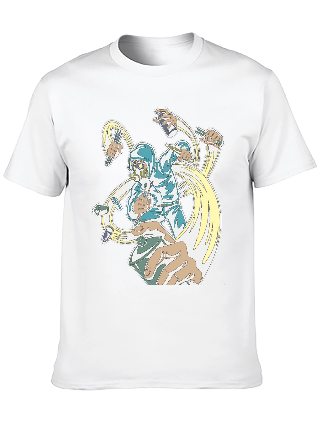 Graffiti Artist Black T-Shirt