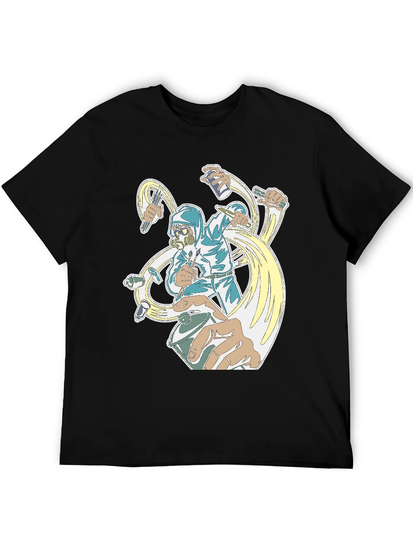 Graffiti Artist Black T-Shirt