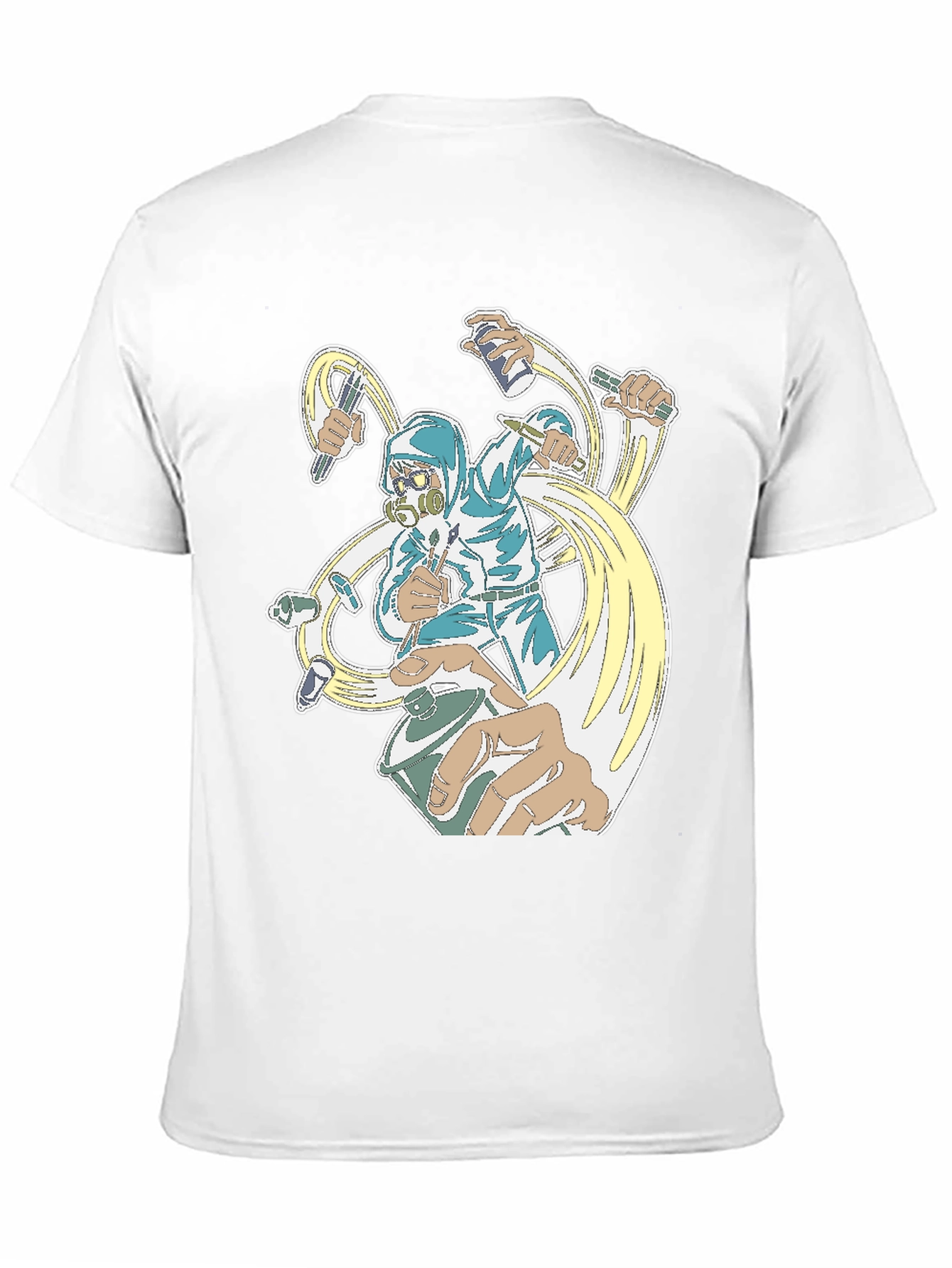 Graffiti Artist Black T-Shirt