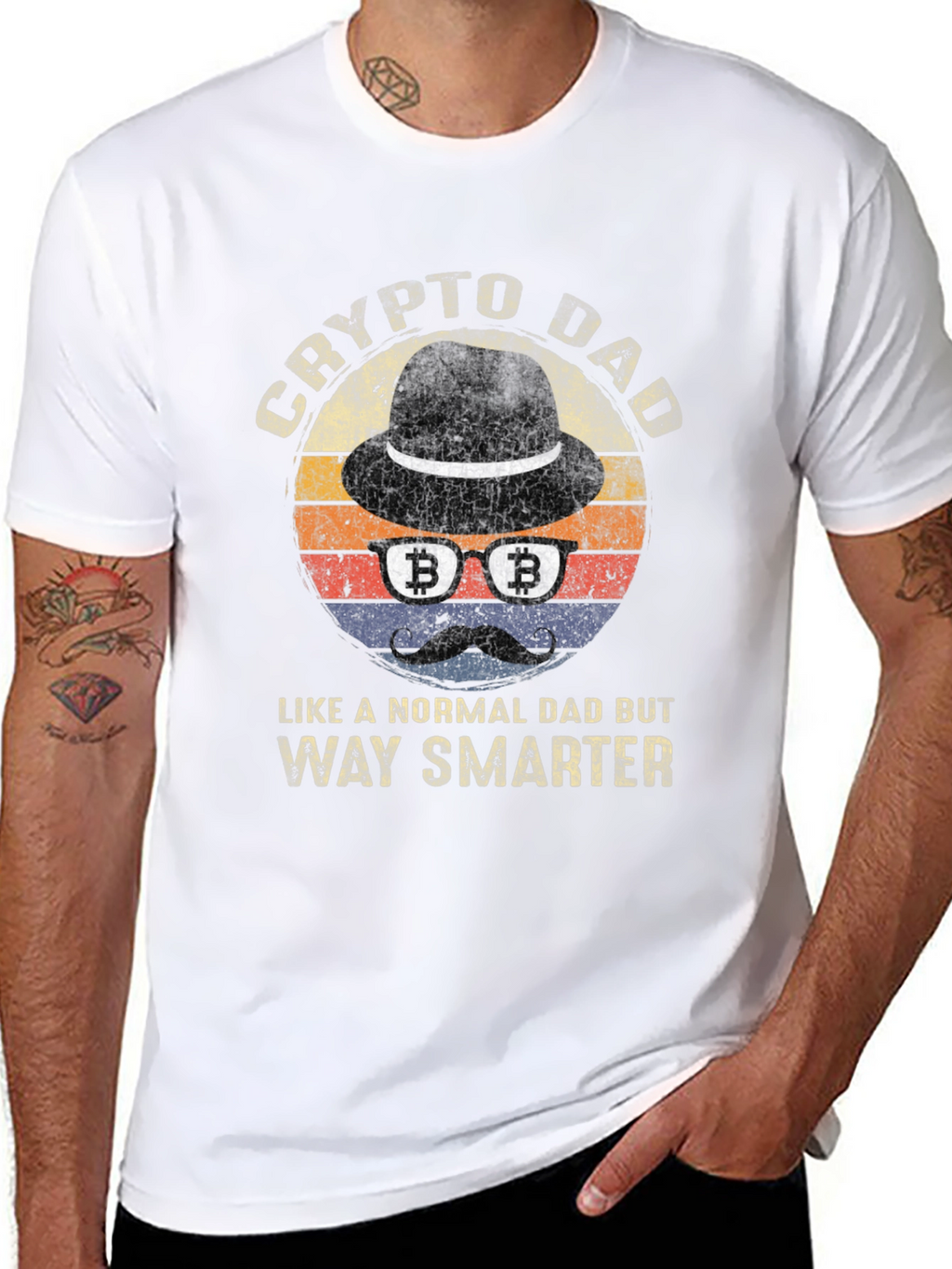 Crypto Dad Graphic Tee - Way Smarter T-Shirt