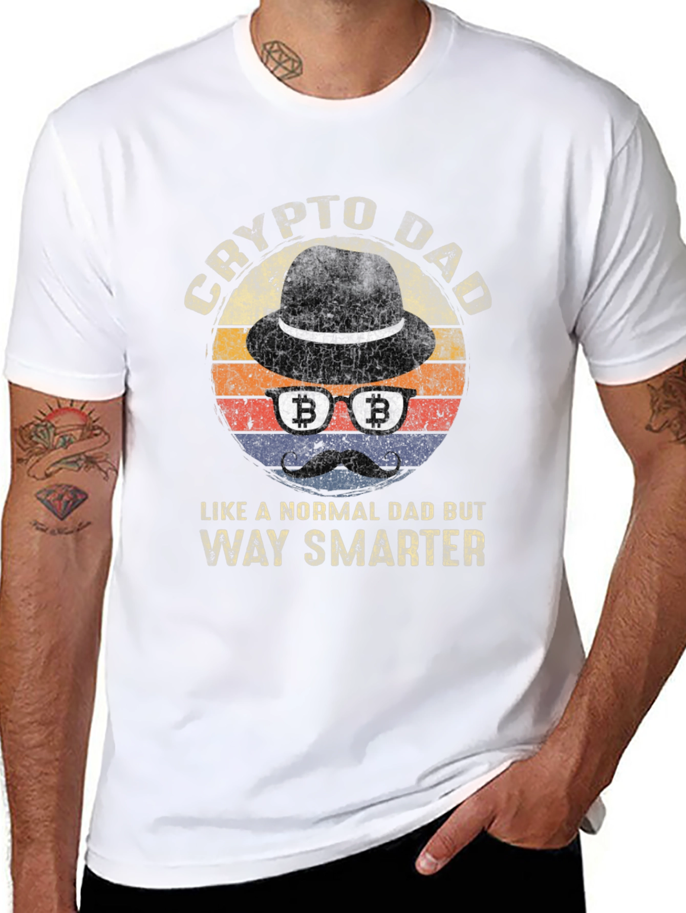 Crypto Dad Graphic Tee - Way Smarter T-Shirt
