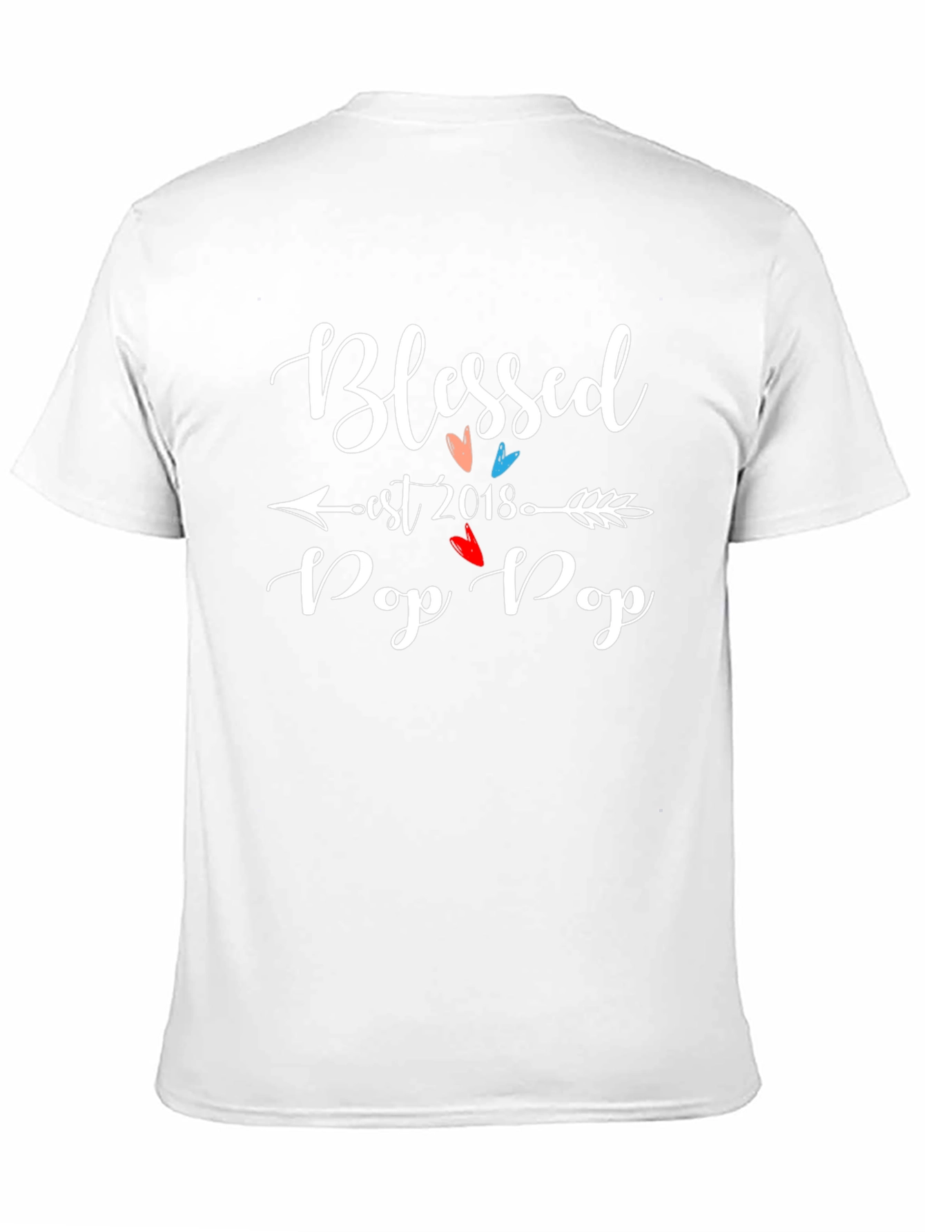 Blessed Pop Pop Est. 2018 T-Shirt