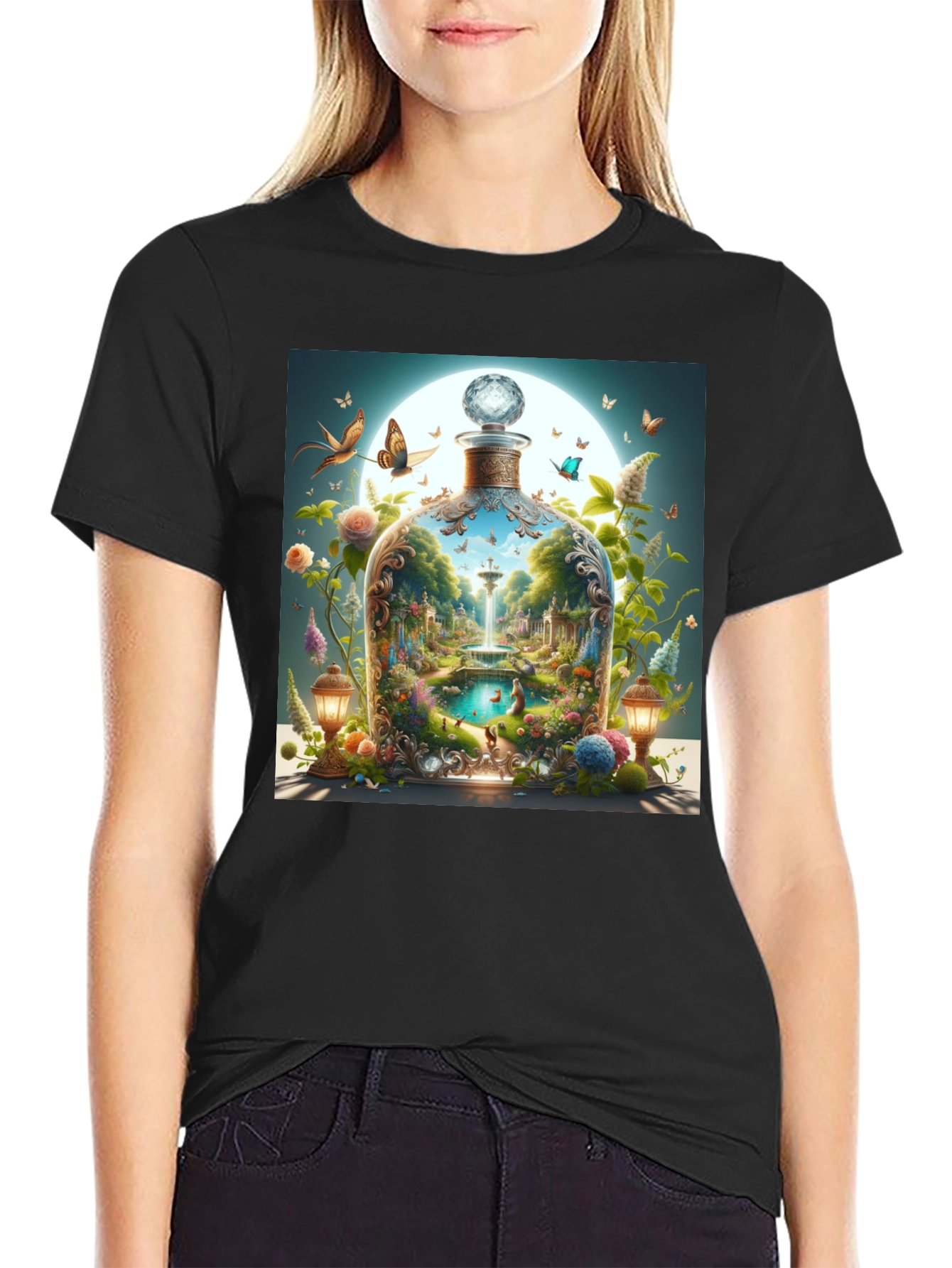 Enchanted Garden Bottle T-Shirt
