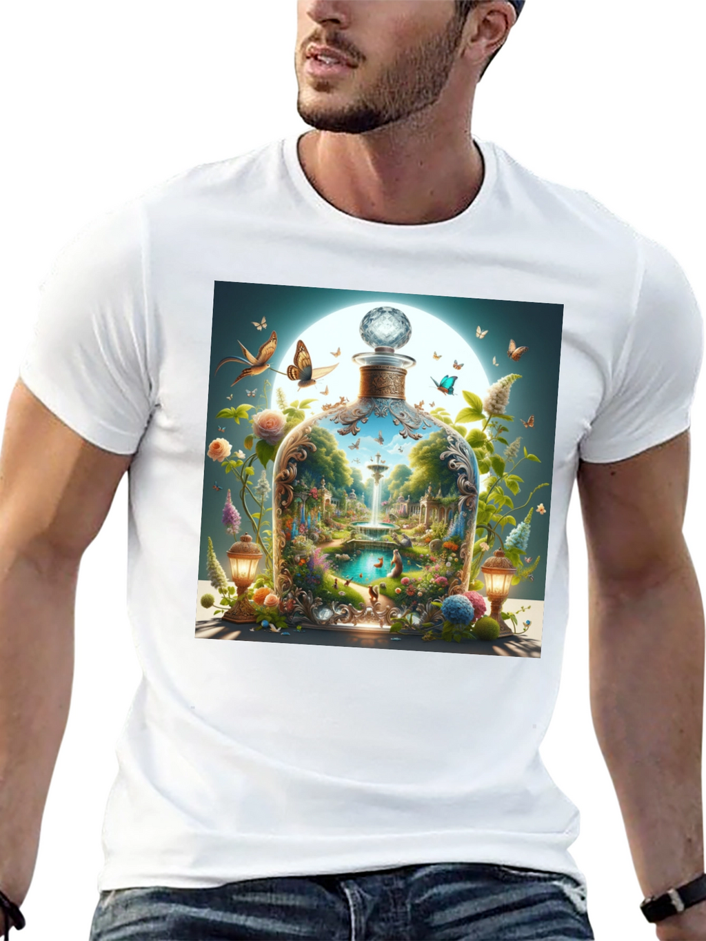 Enchanted Garden Bottle T-Shirt