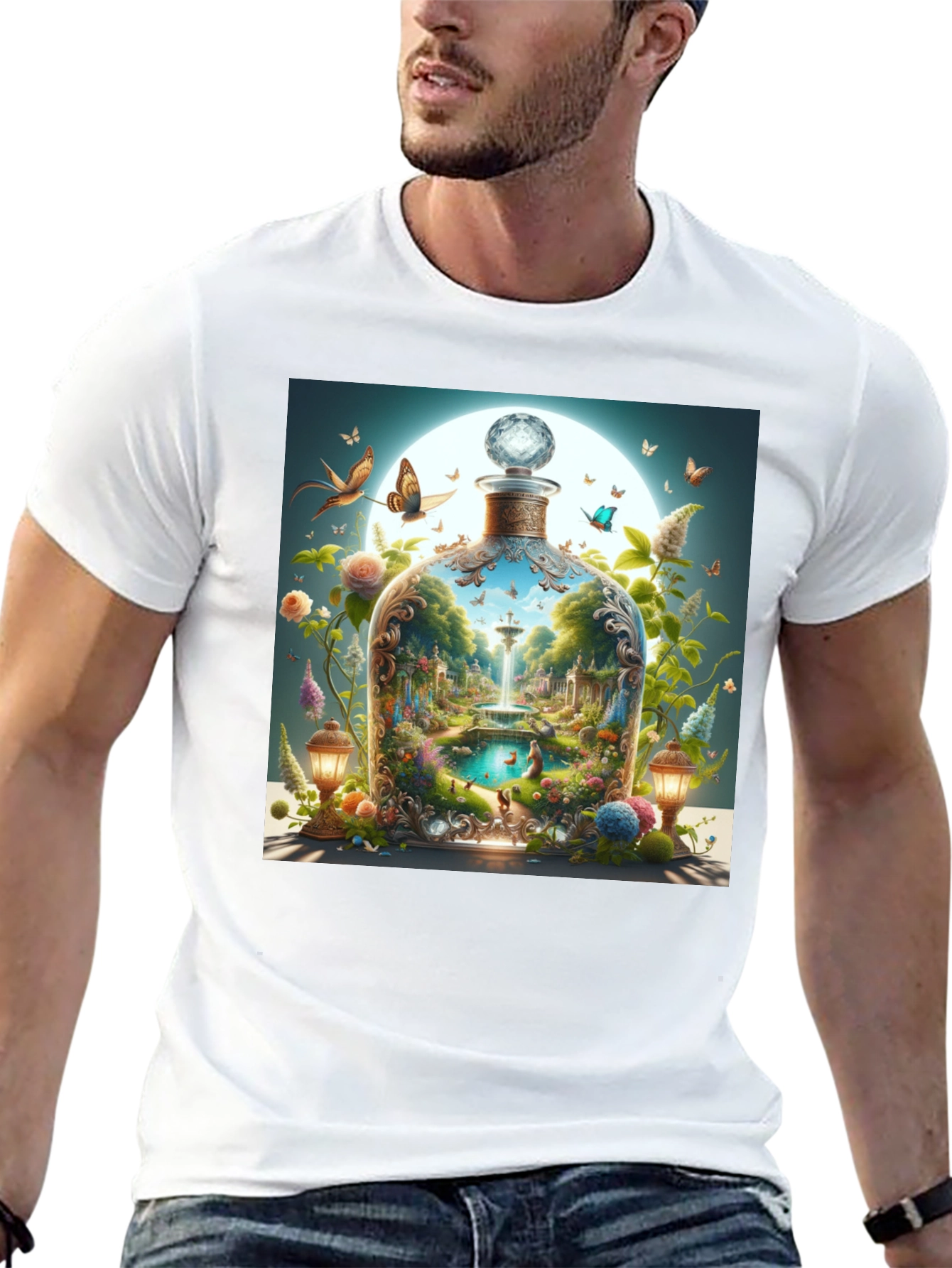 Enchanted Garden Bottle T-Shirt
