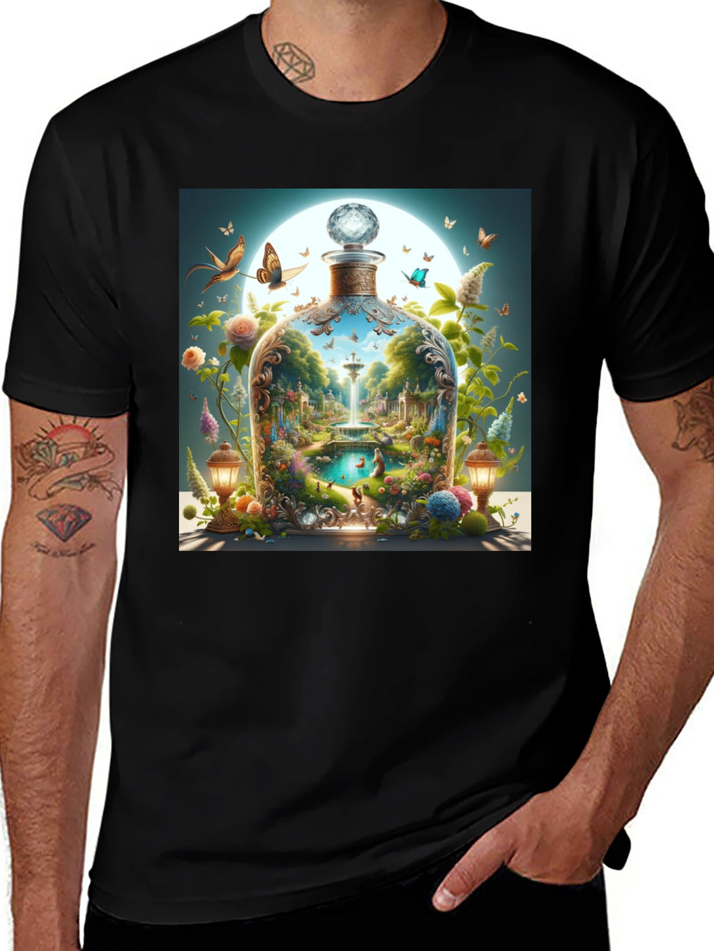 Enchanted Garden Bottle T-Shirt
