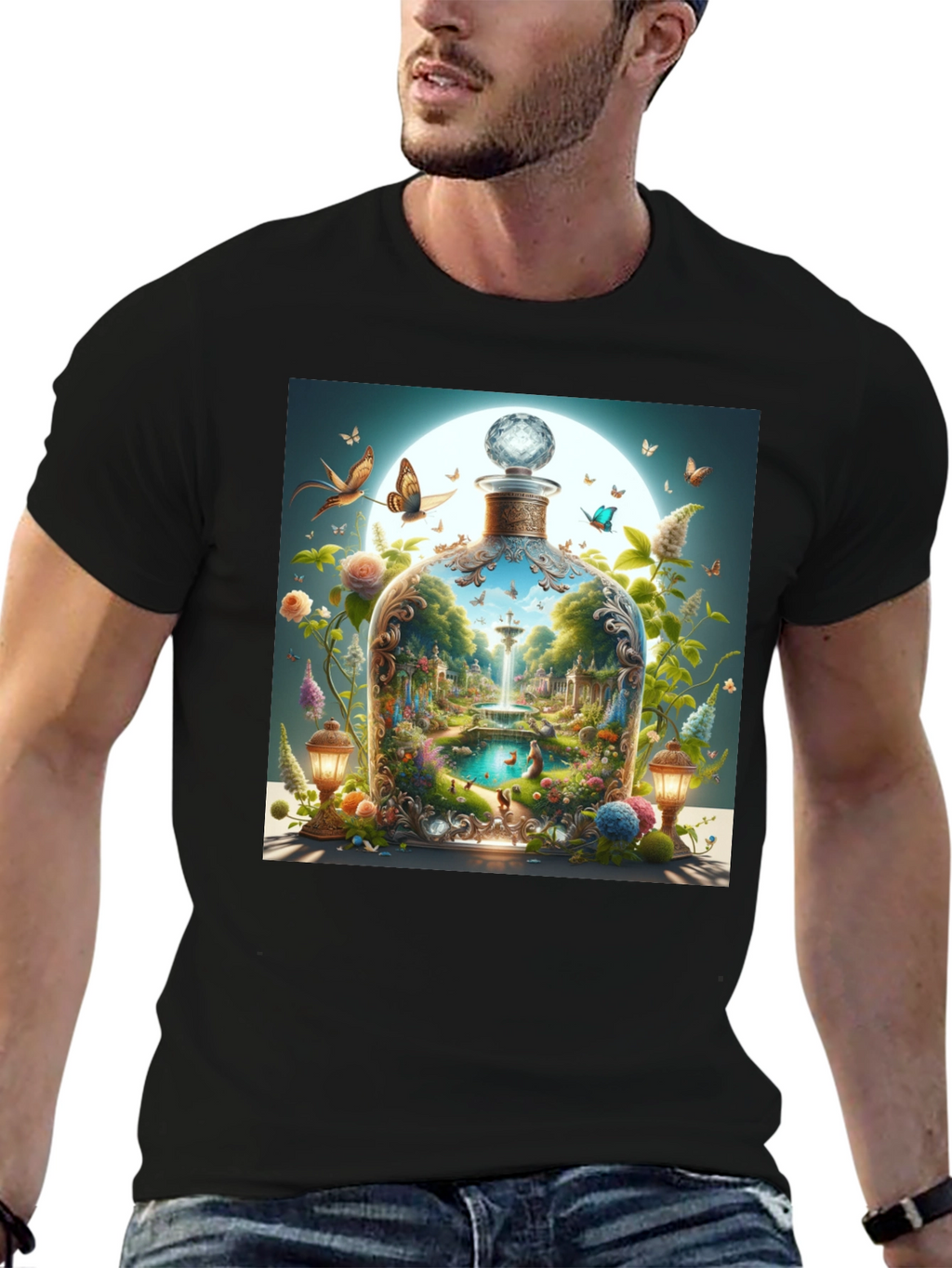 Enchanted Garden Bottle T-Shirt