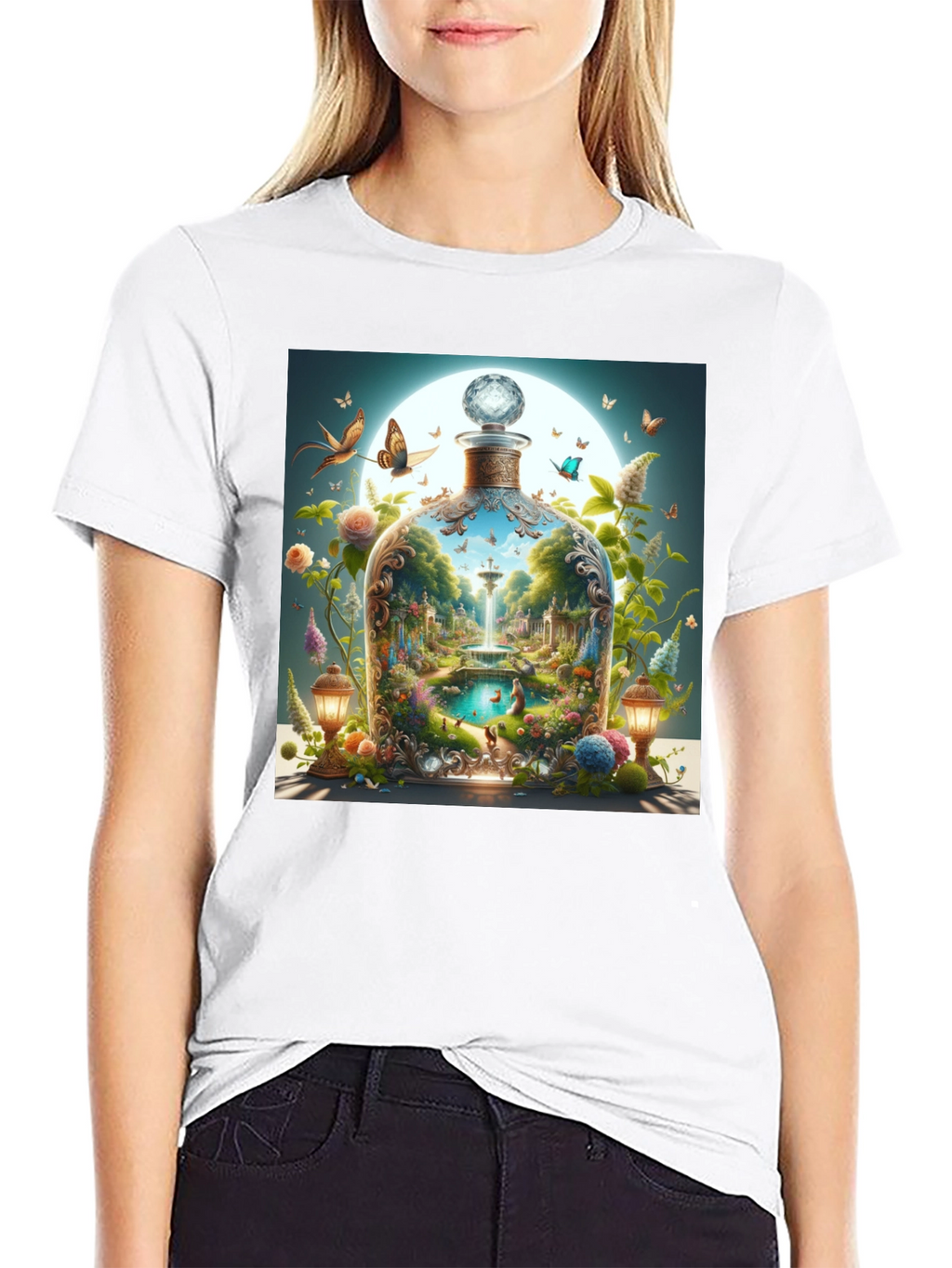 Enchanted Garden Bottle T-Shirt