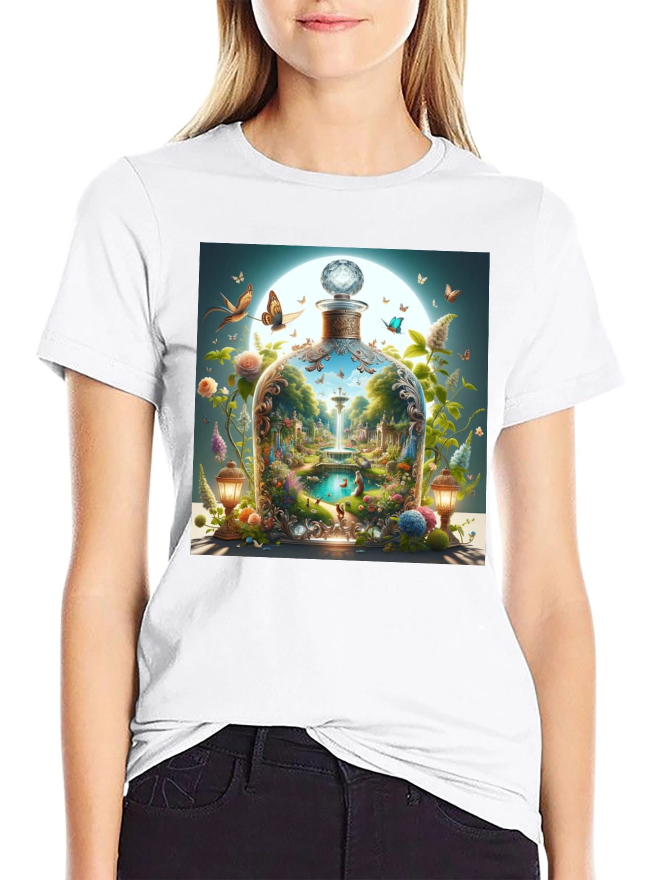 Enchanted Garden Bottle T-Shirt
