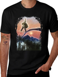 Snowboarder Graphic T-Shirt - Mountain Adventure