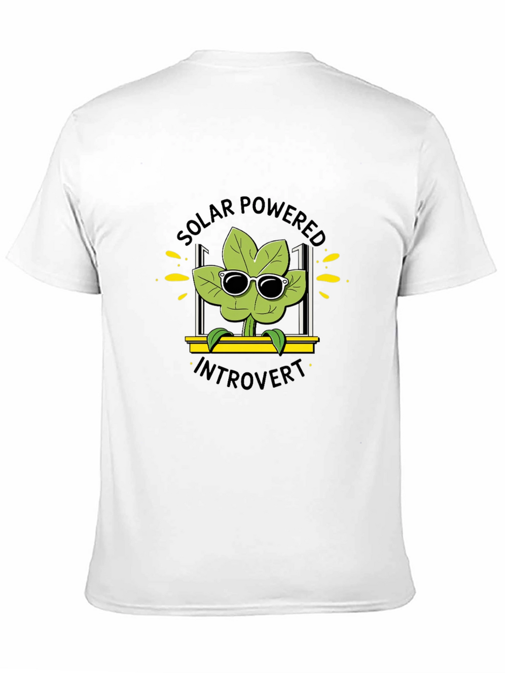 Solar Powered Introvert T-Shirt Black