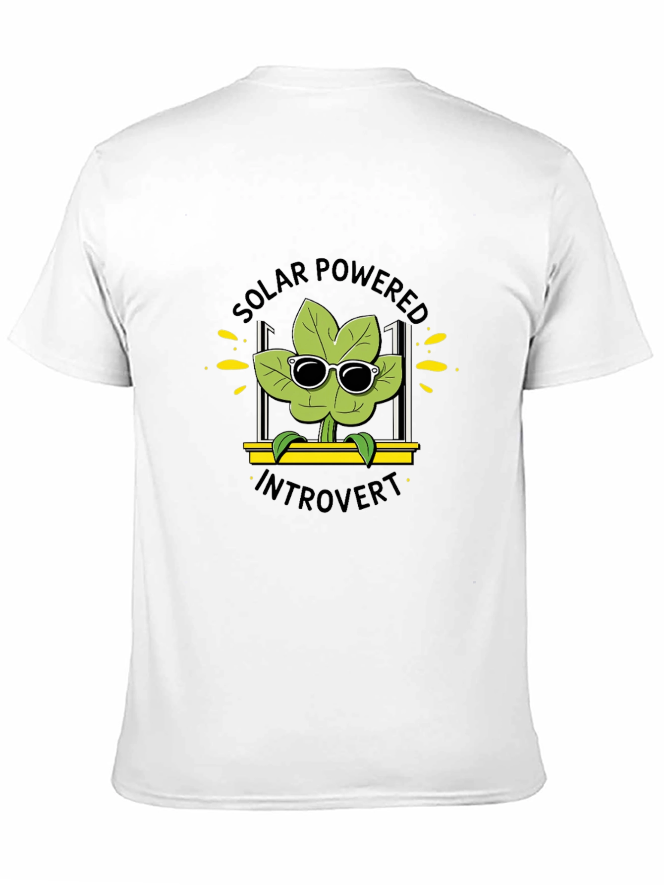 Solar Powered Introvert T-Shirt Black