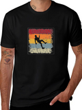 Retro Climber Silhouette Graphic Tee