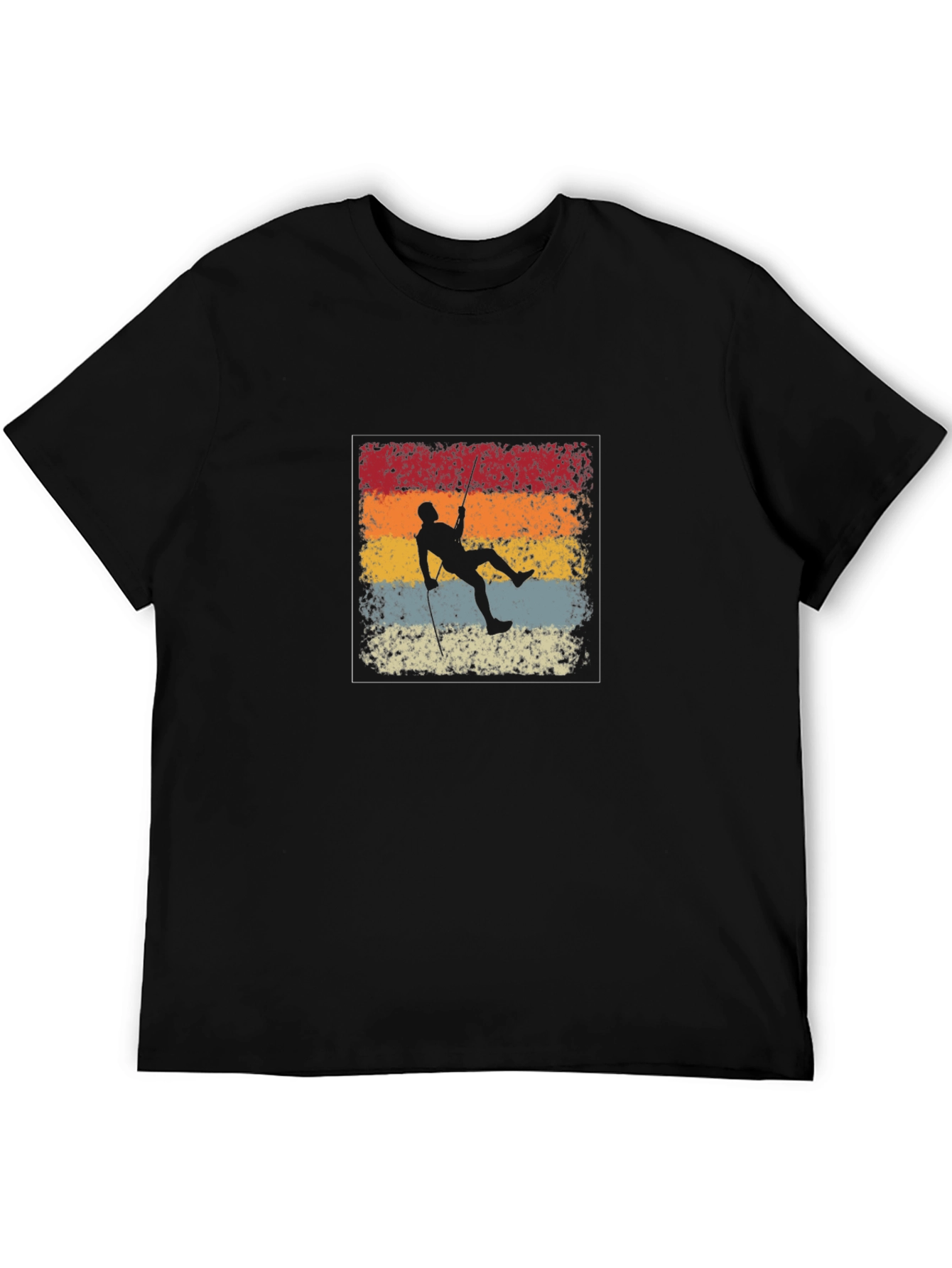 Retro Climber Silhouette Graphic Tee